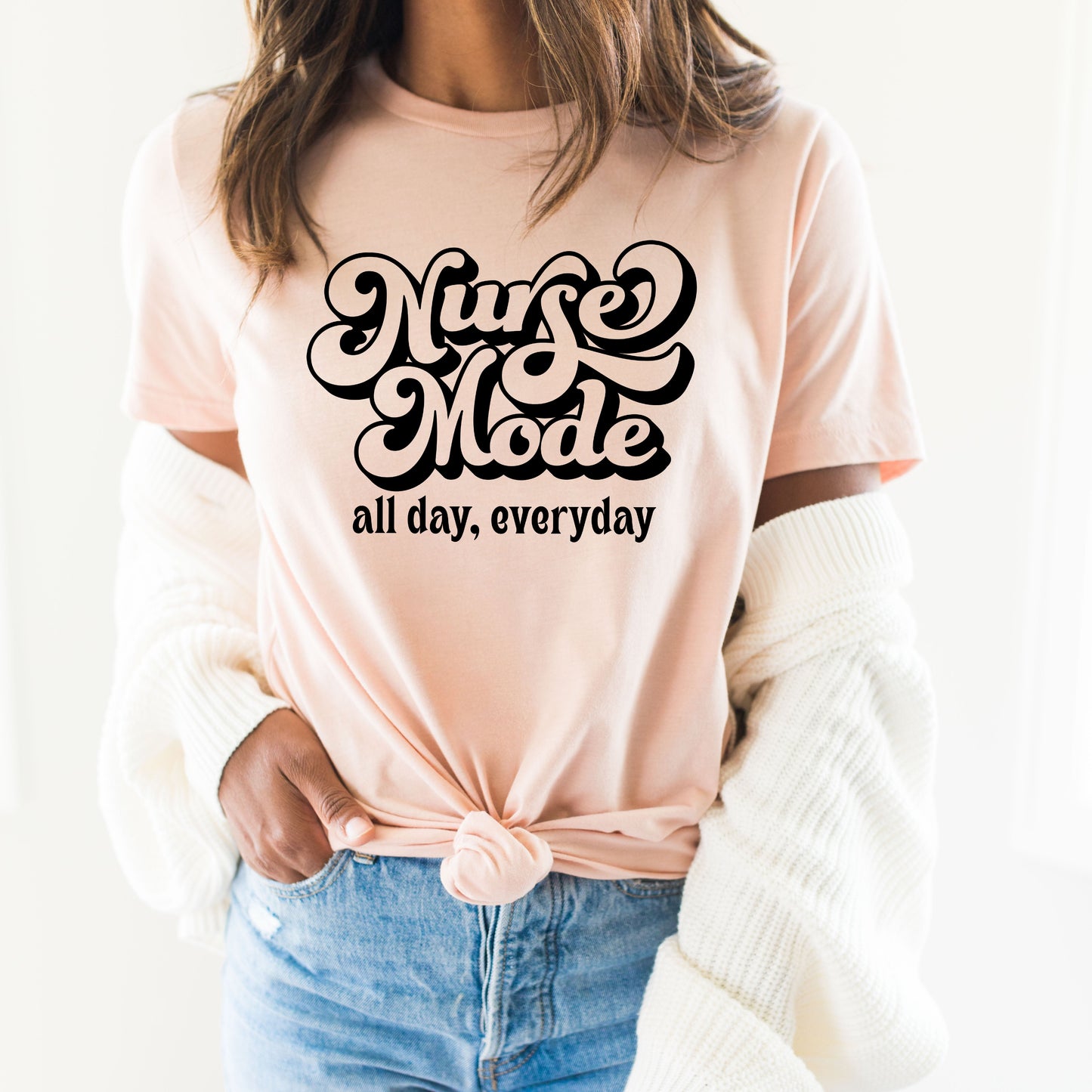 Nurse Mode Retro | Short Sleeve Graphic Tee