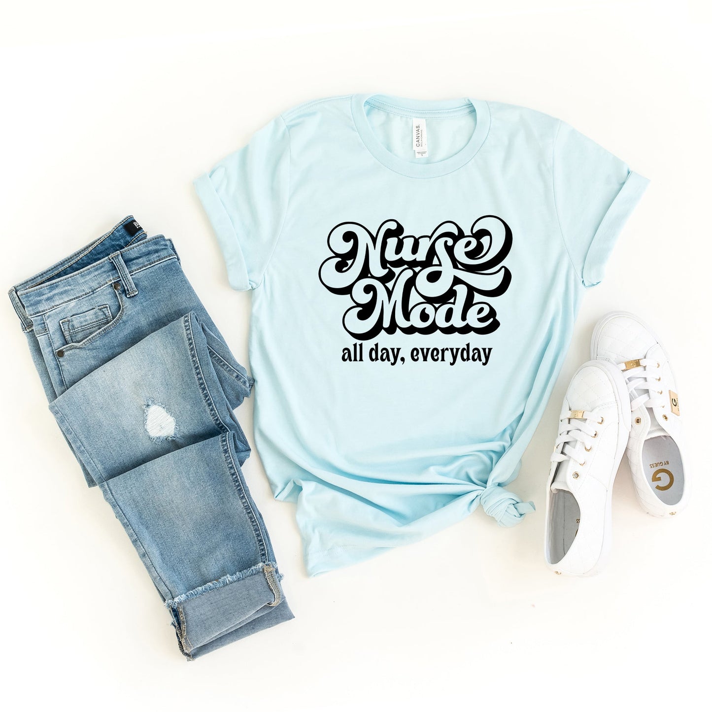 Nurse Mode Retro | Short Sleeve Graphic Tee