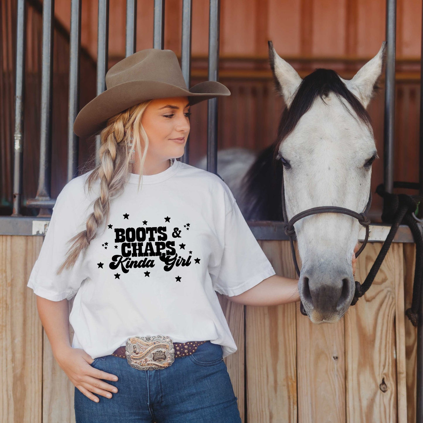 Boots And Chaps Kinda Girl | Garment Dyed Short Sleeve Tee