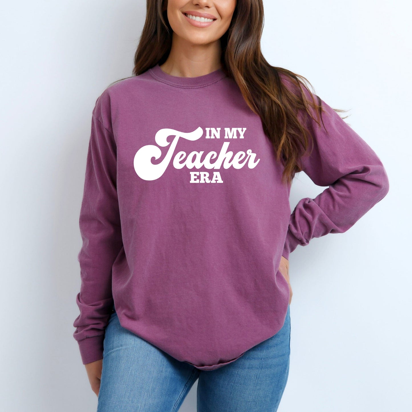In My Teacher Era | Garment Dyed Long Sleeve