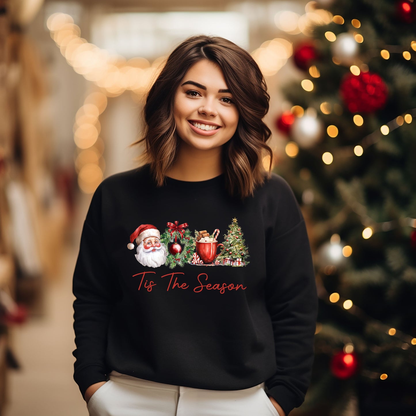 Tis The Season Christmas Collage | Sweatshirt