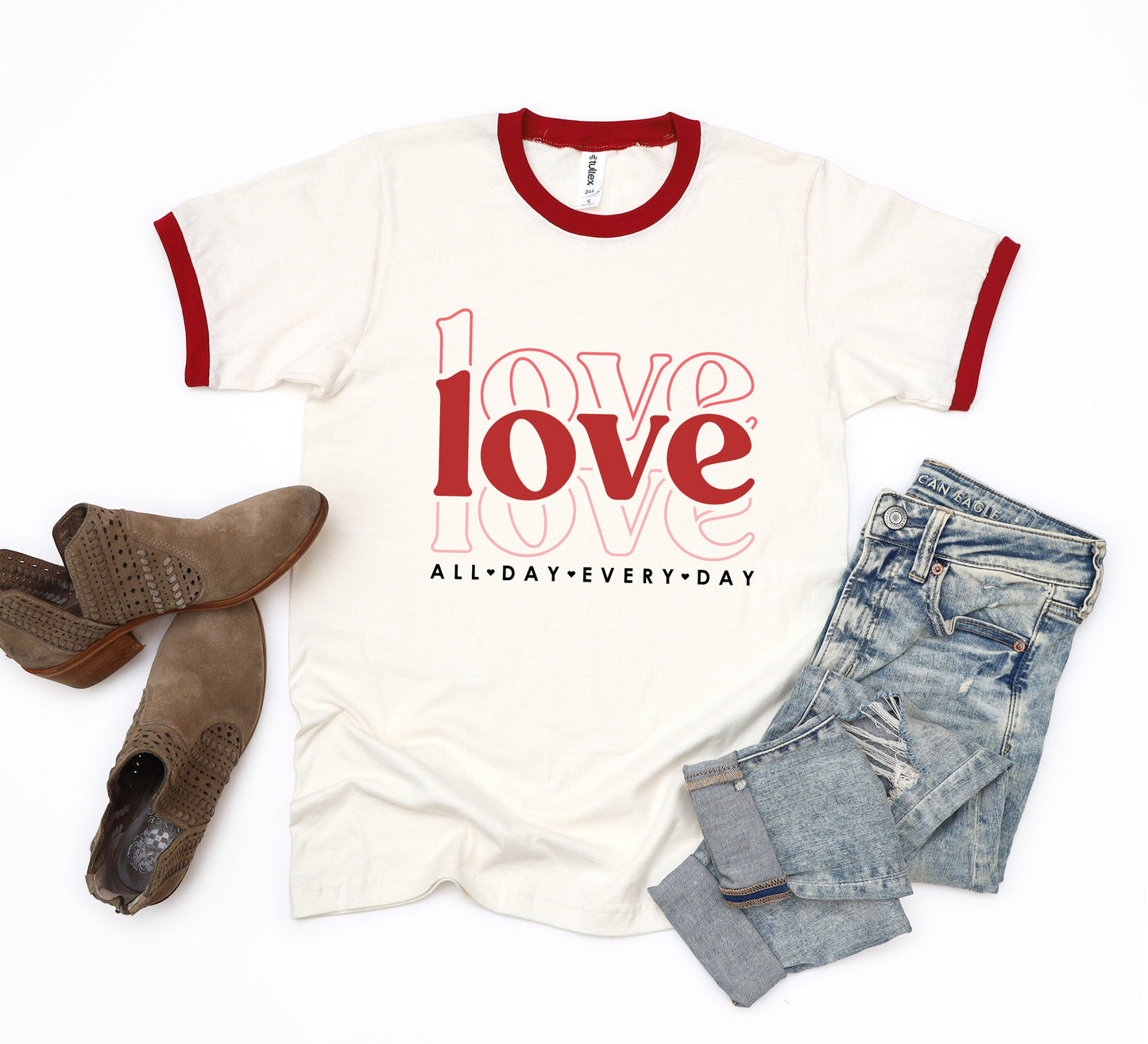Love All Day Every Day | Ringer Tee