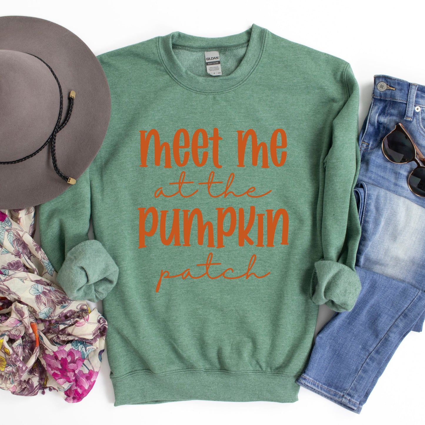 Meet Me At The Pumpkin Patch Script | Sweatshirt