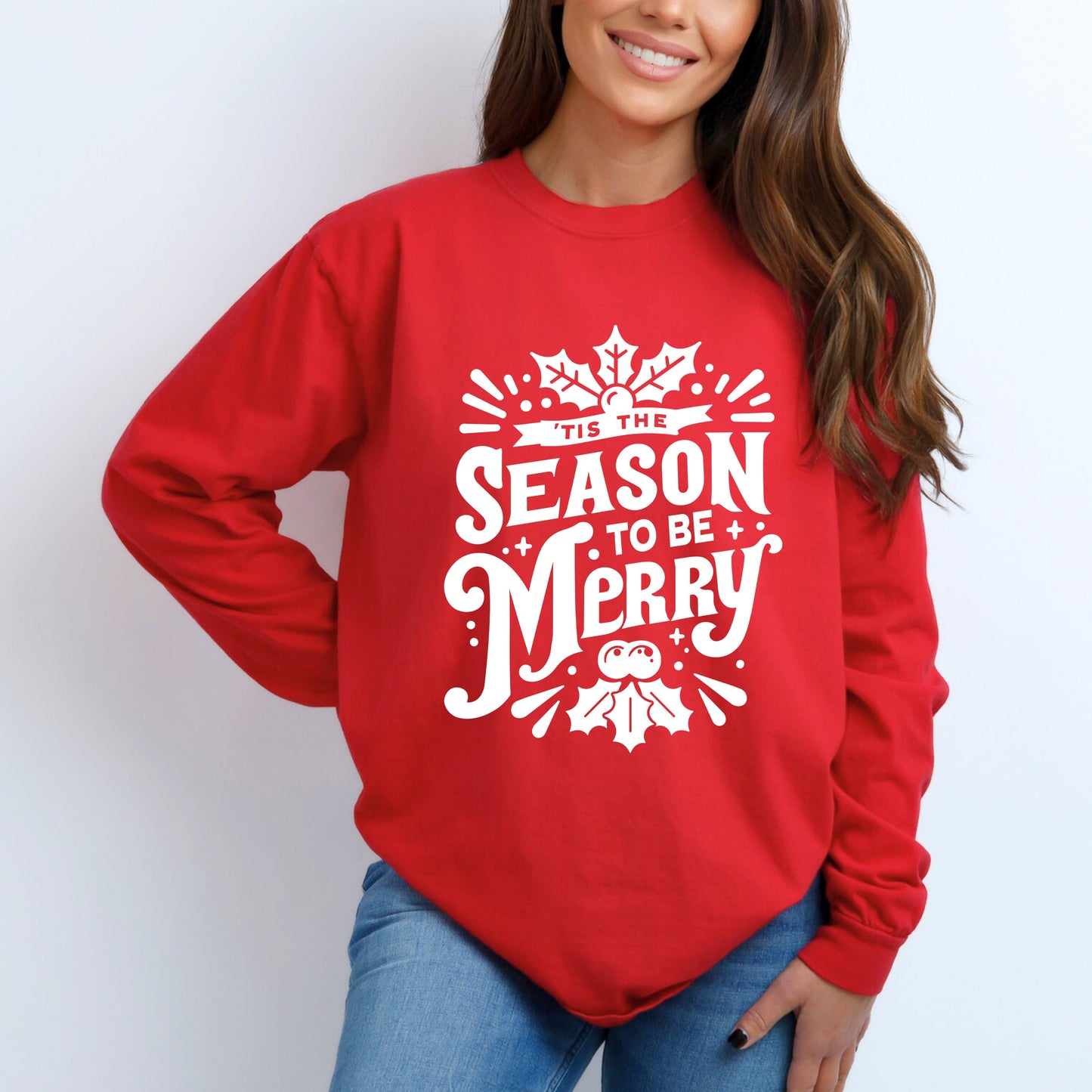 Season To Be Merry | Garment Dyed Long Sleeve