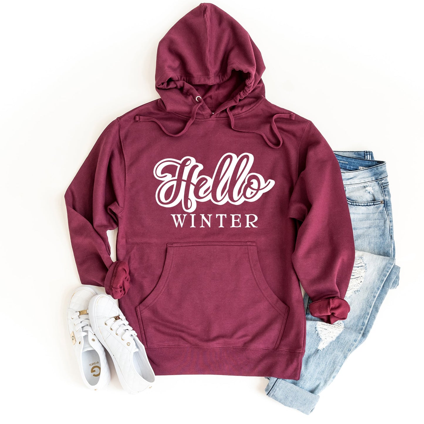 Retro Hello Winter | Hoodie
