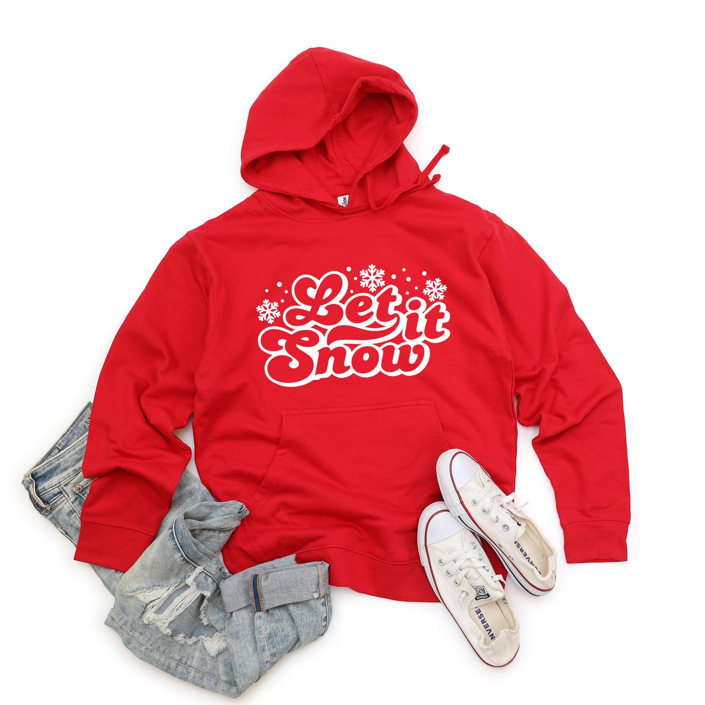 Retro Let It Snow | Hoodie