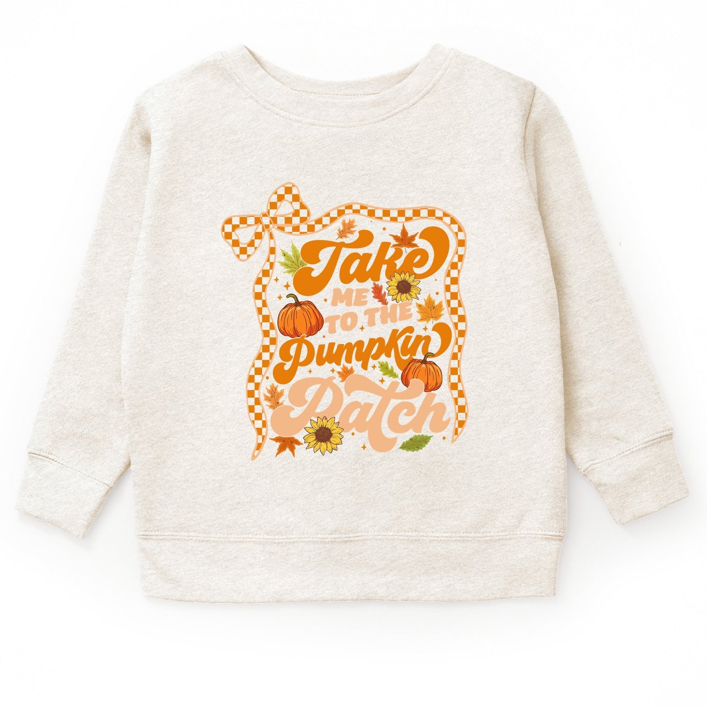 Coquette Take Me To The Pumpkin Patch - Toddler Graphic Sweatshirt and Youth Graphic Sweatshirt