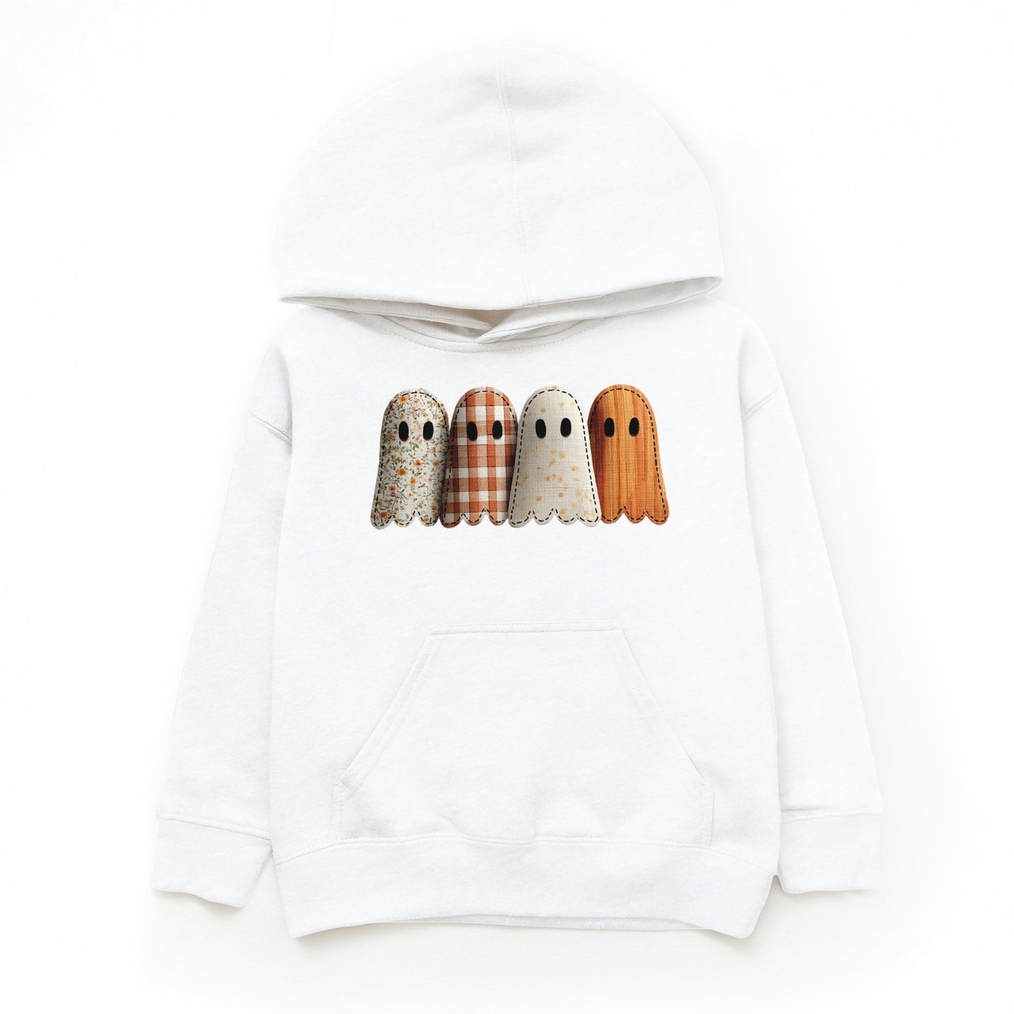 Four Ghosts Shadow Quilted Printed - Toddler Hoodie and Youth Graphic Hoodie
