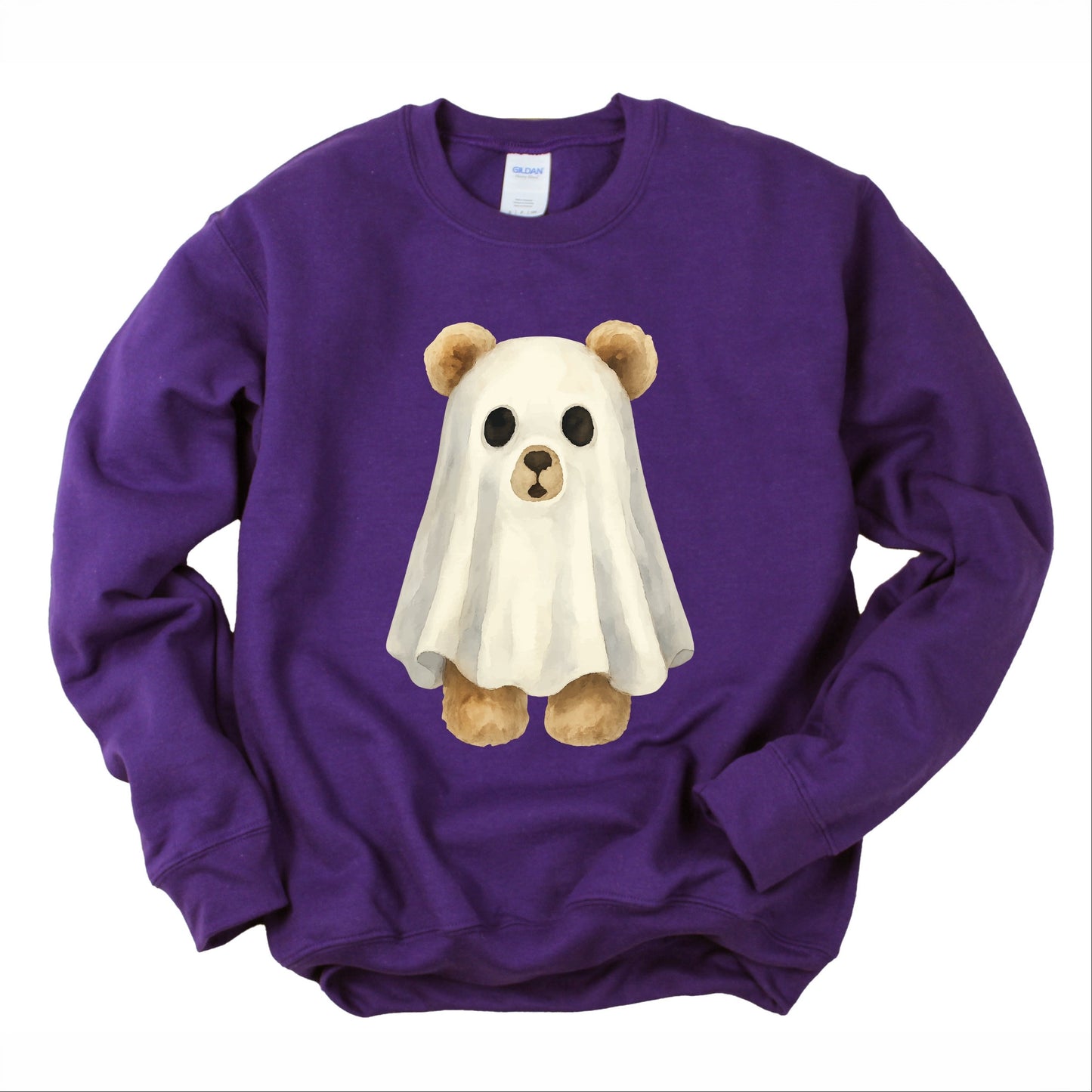 Watercolor Ghost Bear - Womens Sweatshirt