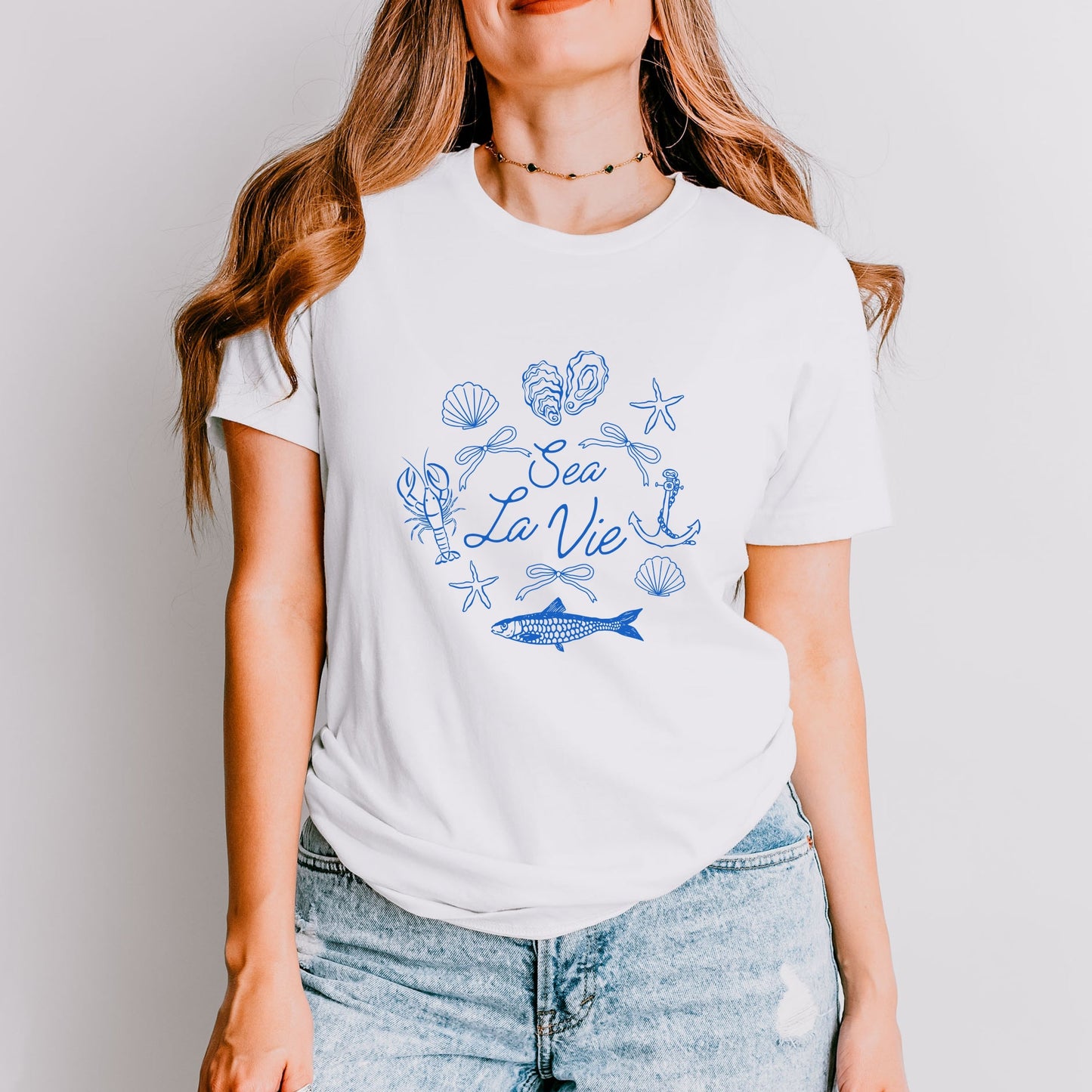 Sea La Vie Collage - Women's Short Sleeve Tee