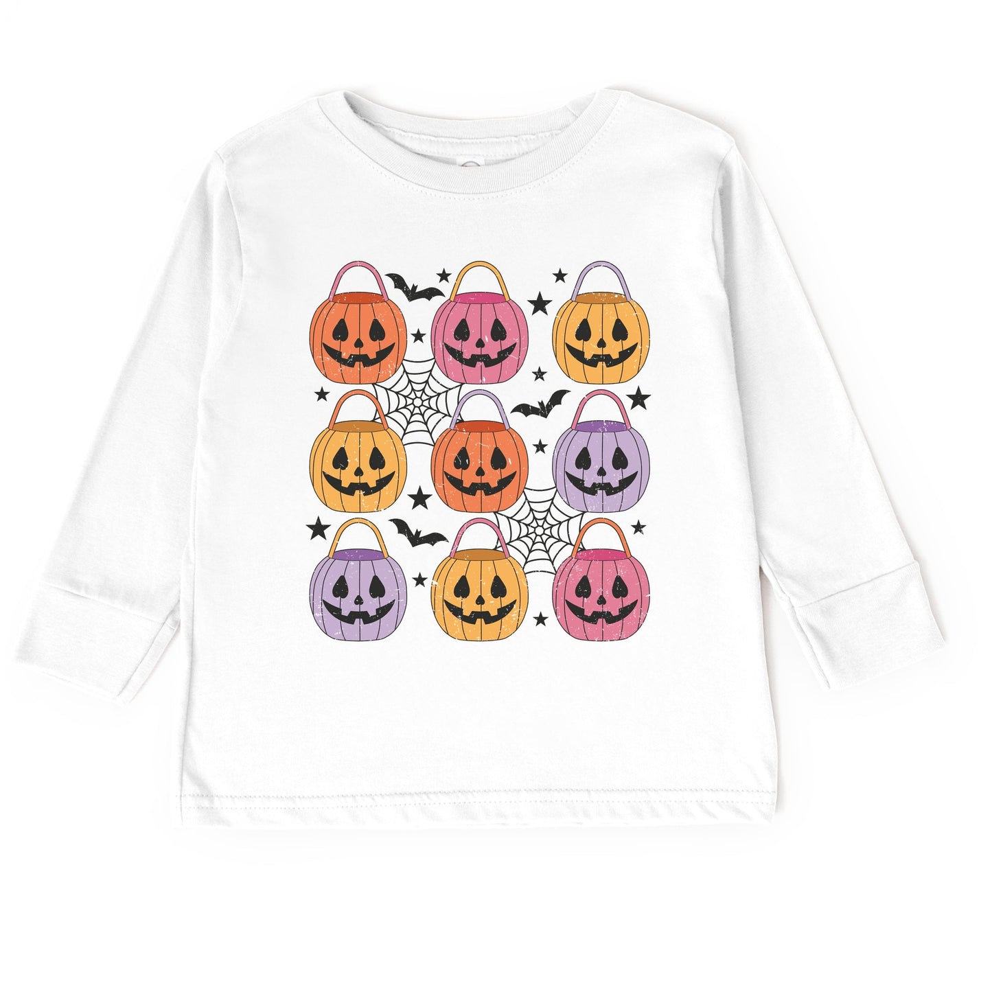 Pumpkin Basket Chart - Toddler Long Sleeve Graphic Tee and Youth Long Sleeve Graphic T-Shirt