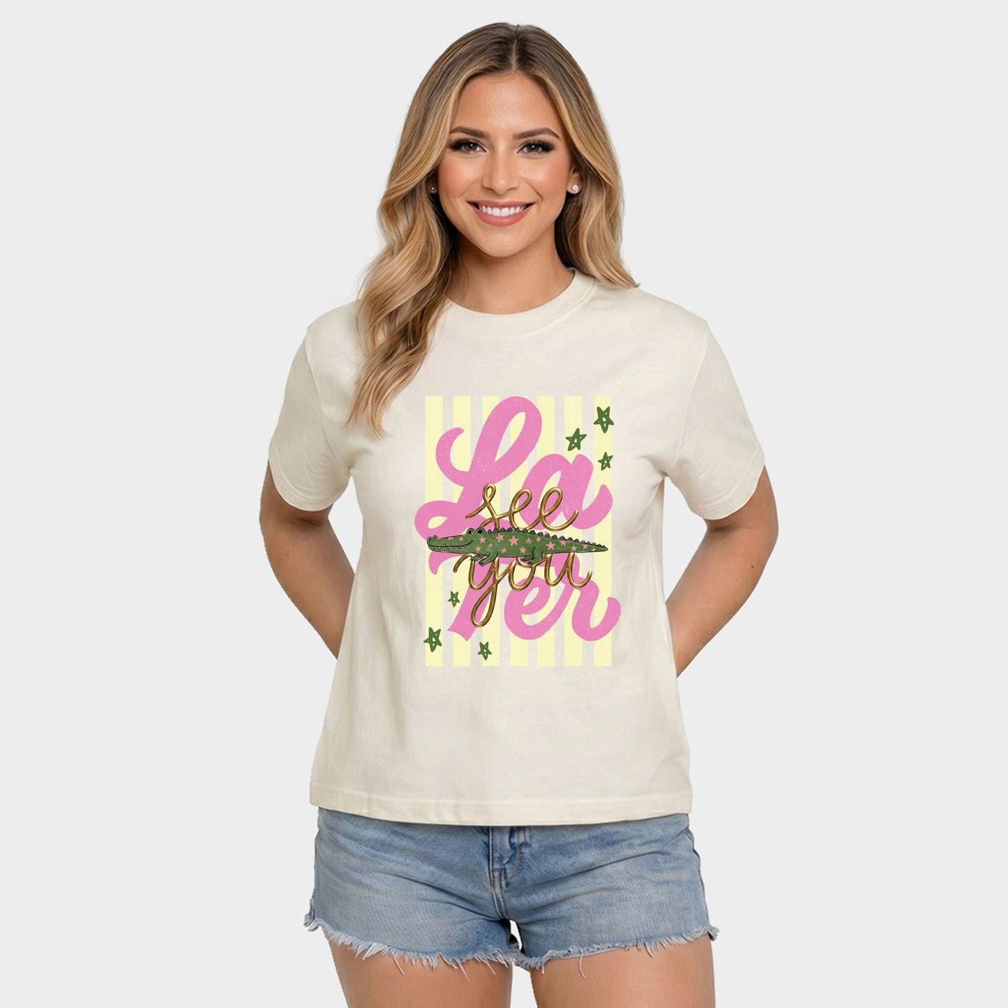 See You Later Alligator - Women's Relaxed Boxy Tee