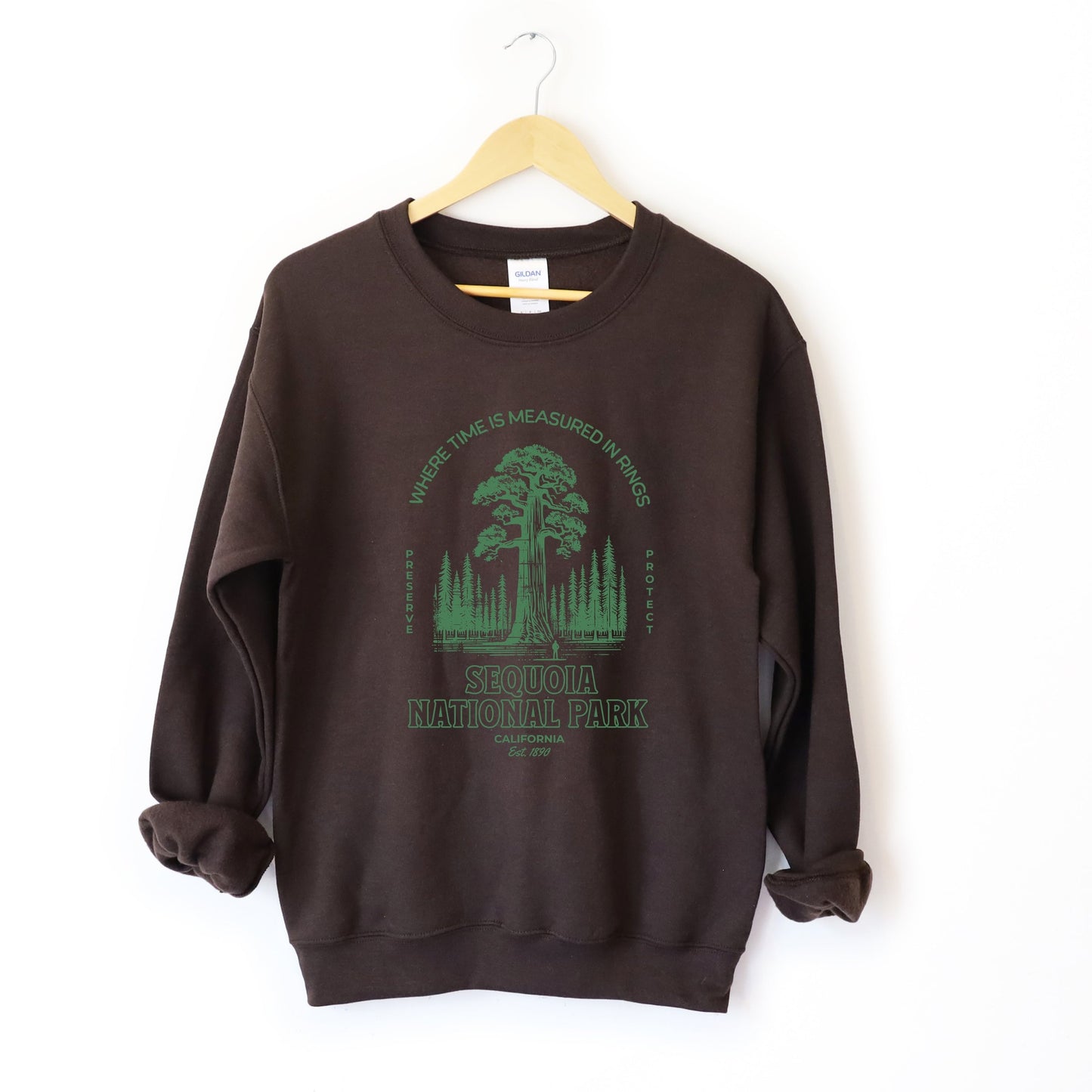 Sequoia National Park EST. 1890 - Womens Graphic Sweatshirt
