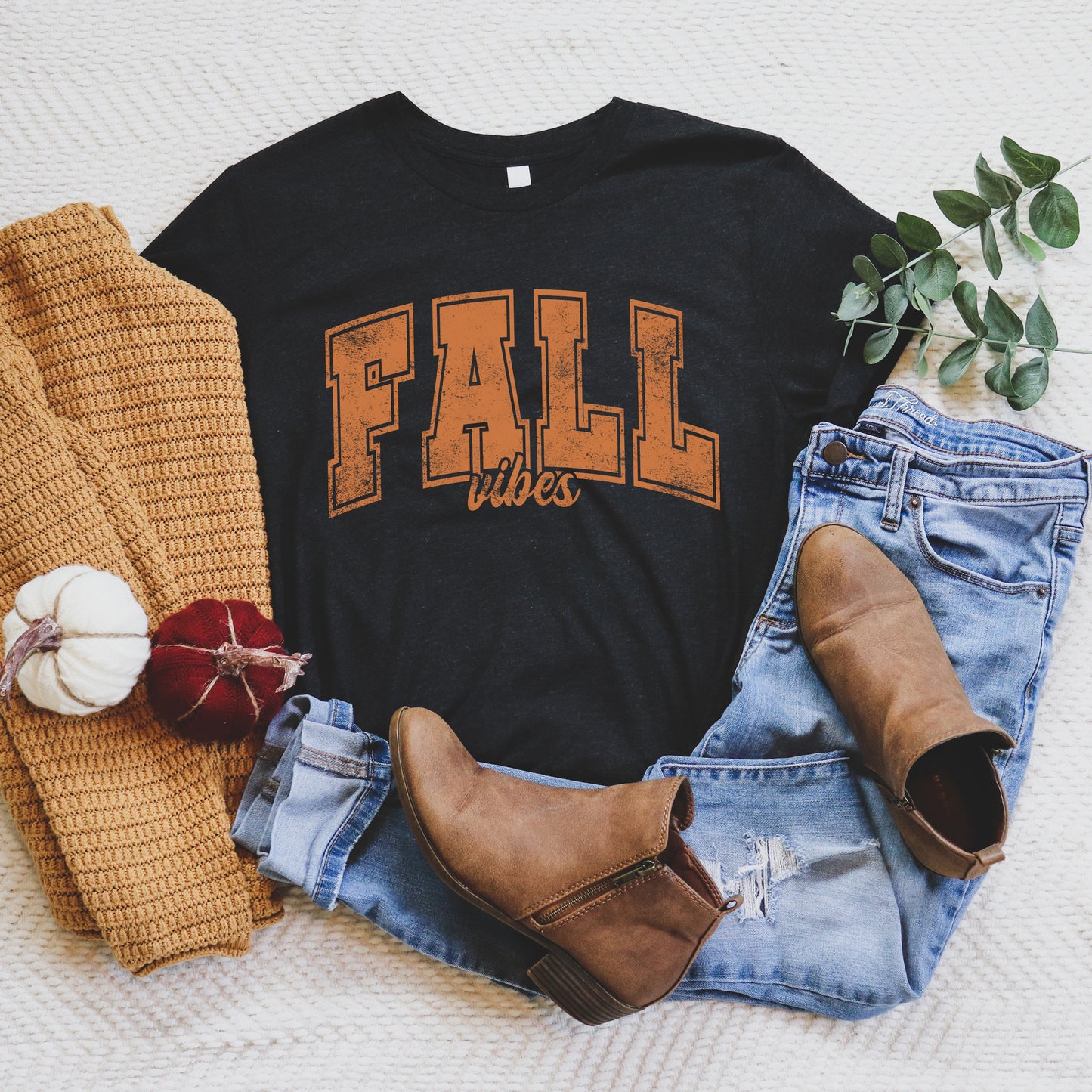 Fall Vibe Varsity | Short Sleeve Crew Neck