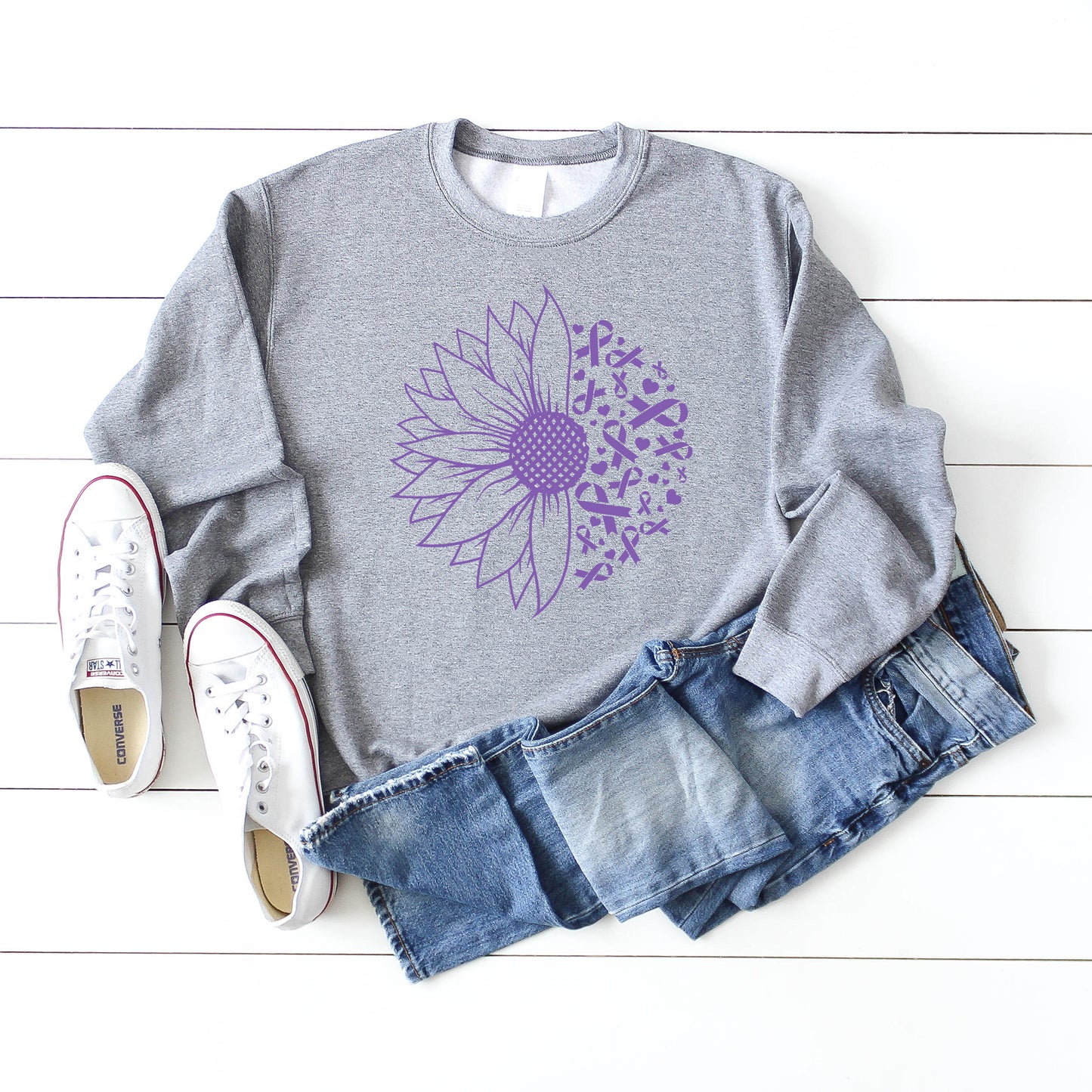 Sunflower Breast Cancer | Sweatshirt