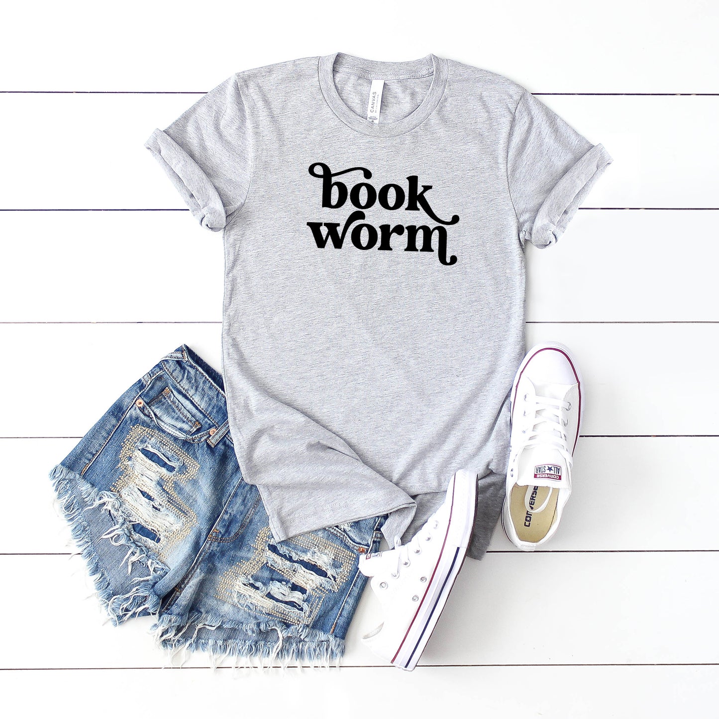 Book Worm | Short Sleeve Graphic Tee