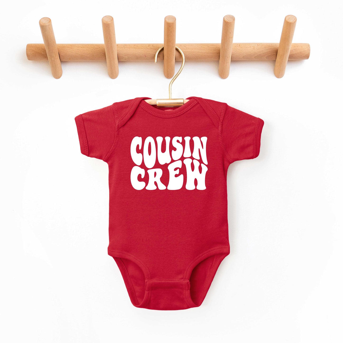 Cousin Crew Wavy | Baby Graphic Short Sleeve Onesie