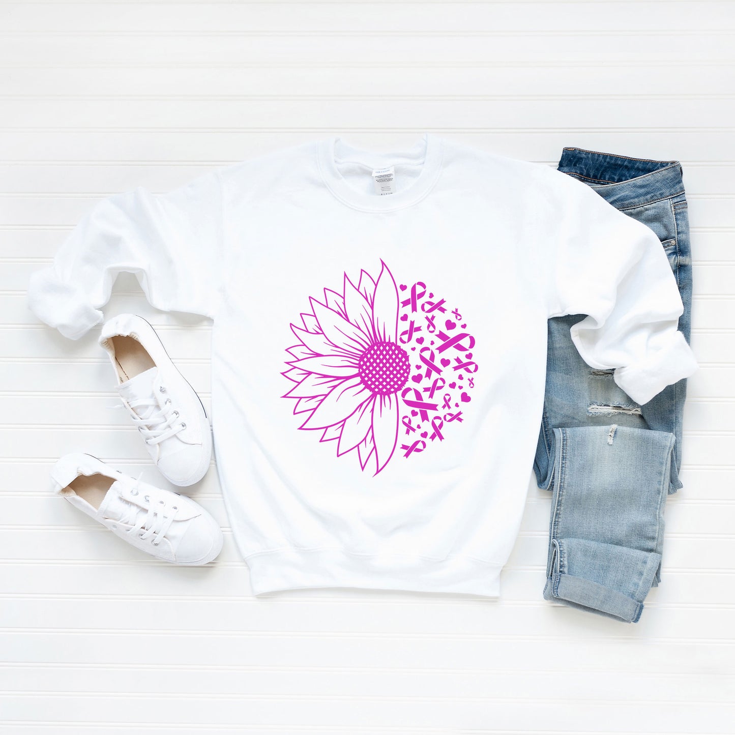 Sunflower Breast Cancer | Sweatshirt