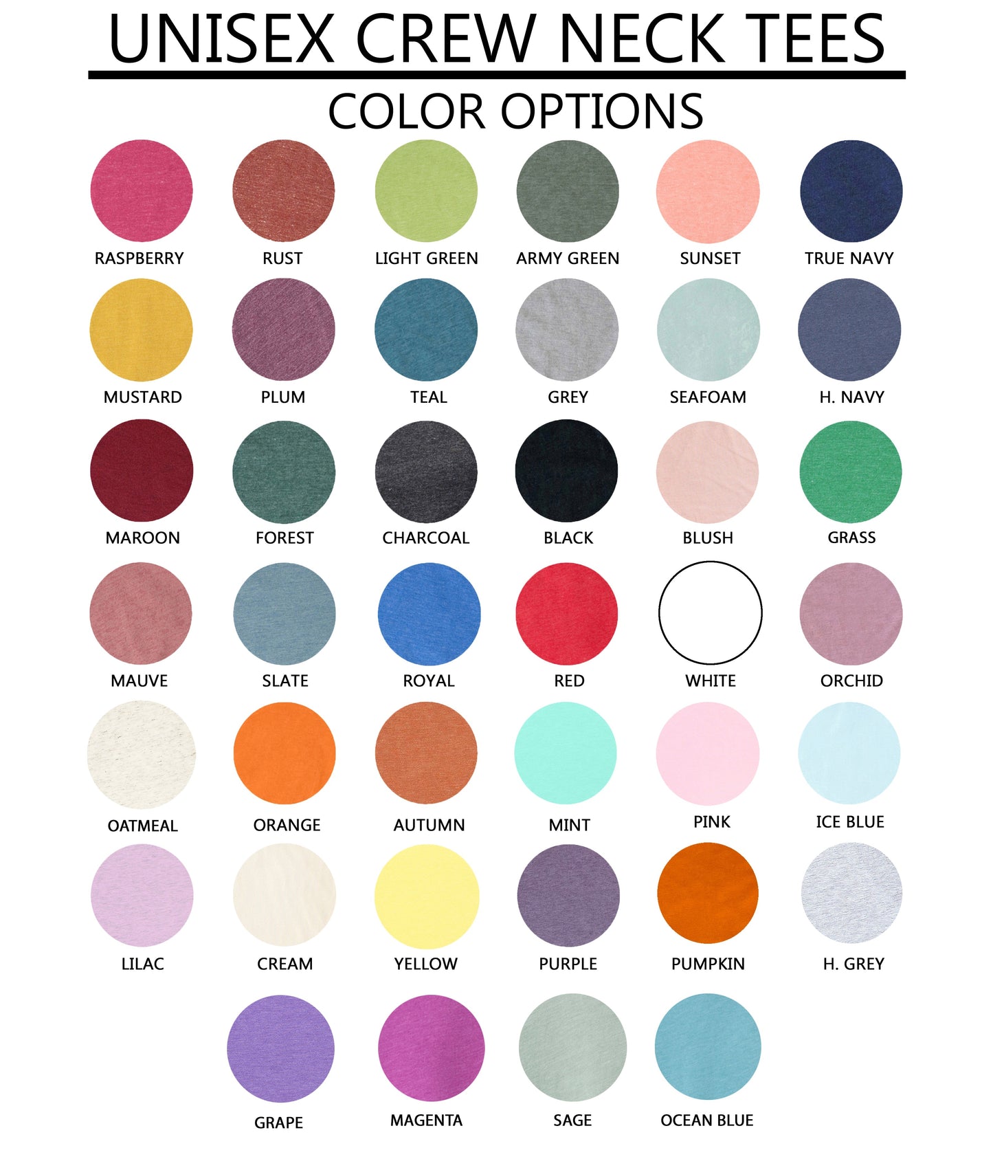 Moon And Flowers | Short Sleeve Crew Neck