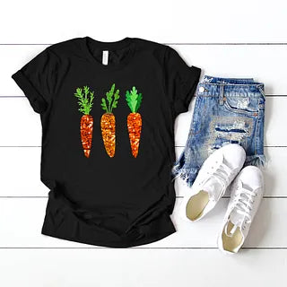 Sequin Carrots | Short Sleeve Graphic Tee