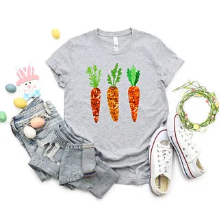 Sequin Carrots | Short Sleeve Graphic Tee