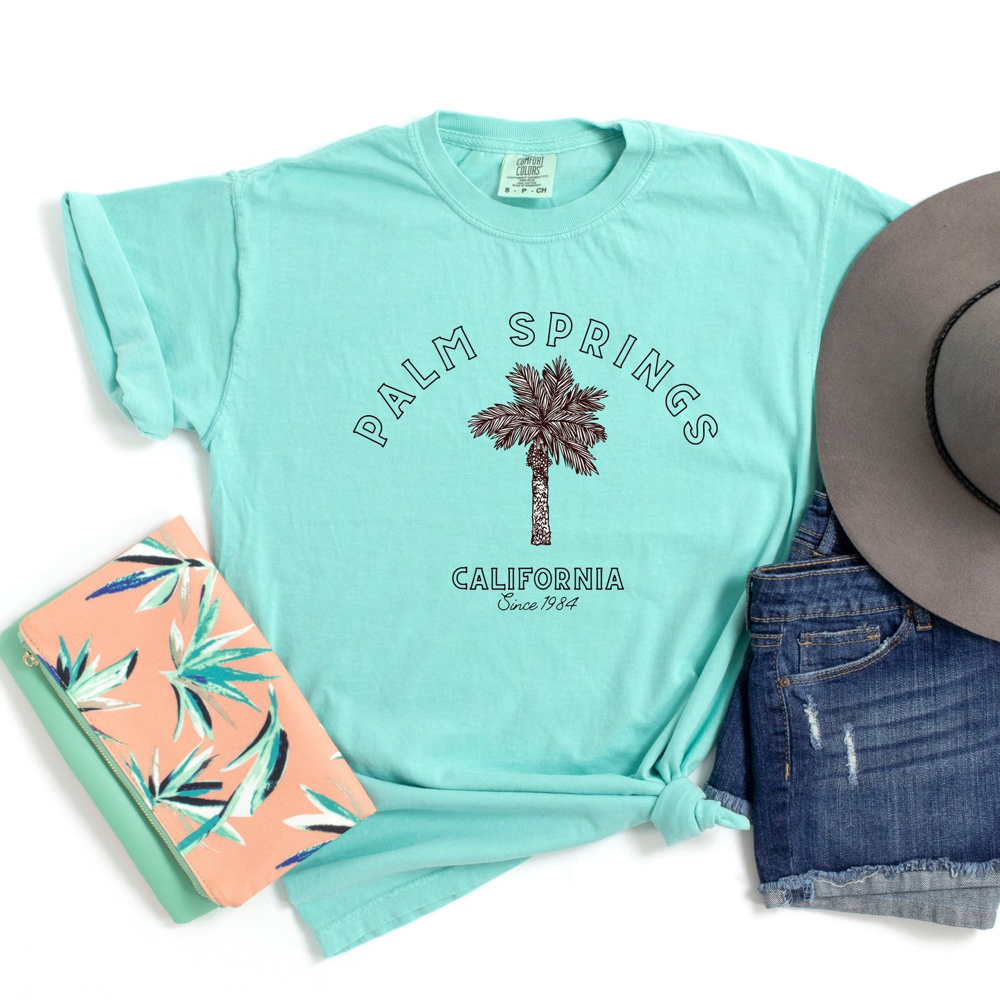 Palm Springs California | Garment Dyed Short Sleeve Tee