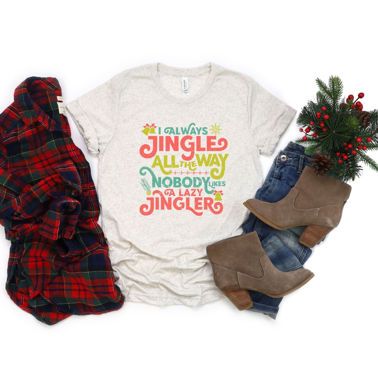 Nobody Likes A Lazy Jingler | Short Sleeve Crew Neck