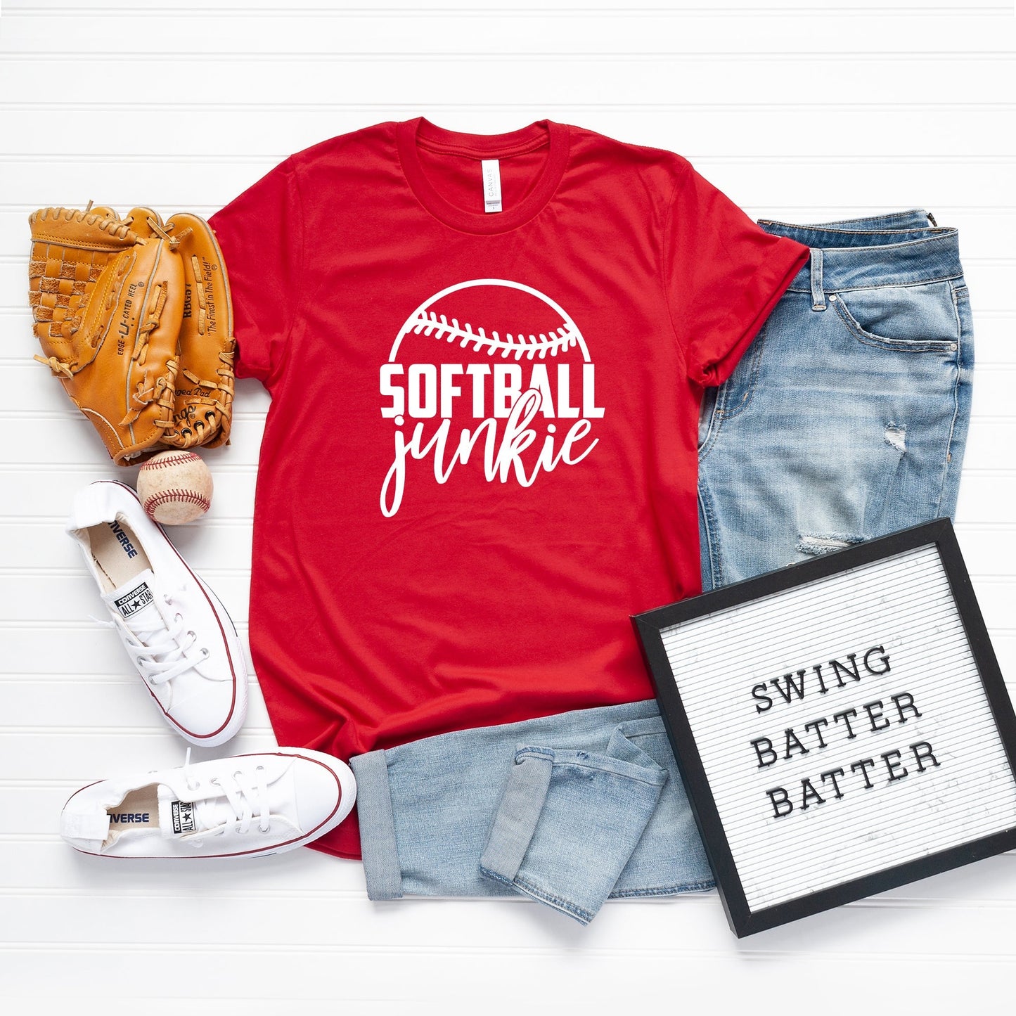 Softball Junkie | Short Sleeve Crew Neck