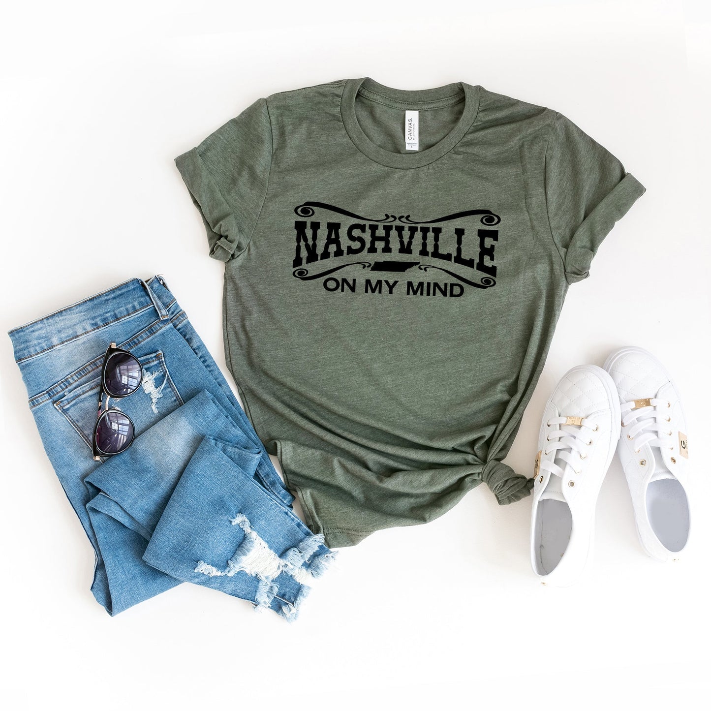 Nashville On My Mind | Short Sleeve Crew Neck
