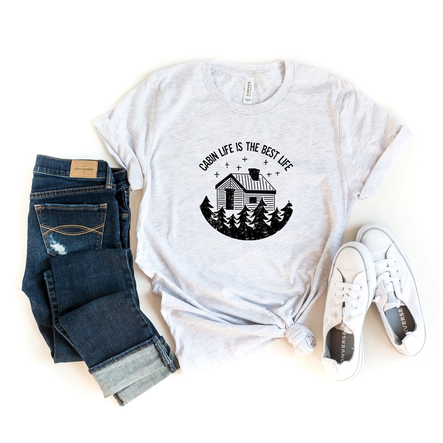 Cabin Life is the Best Life | Short Sleeve Crew Neck