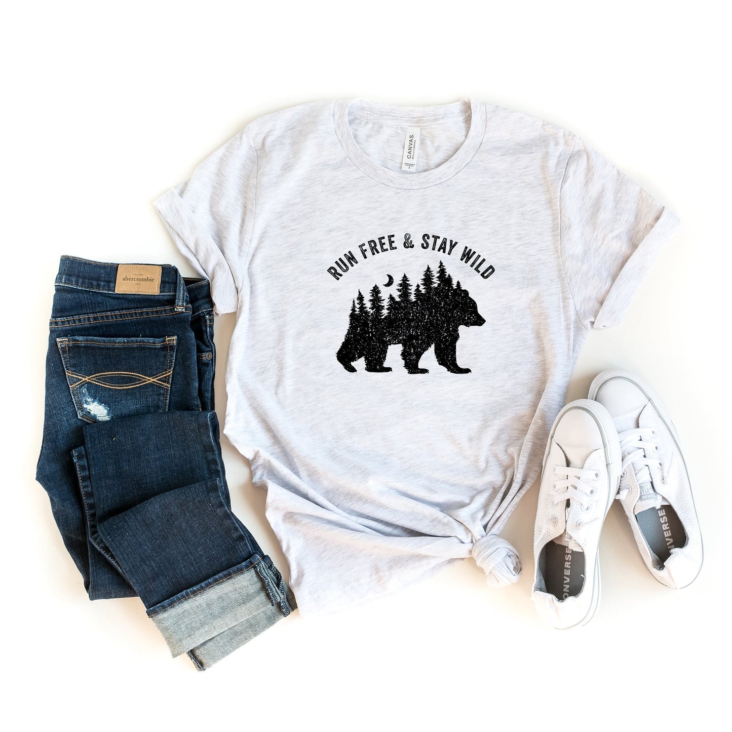 Run Free and Stay Wild | Short Sleeve Crew Neck