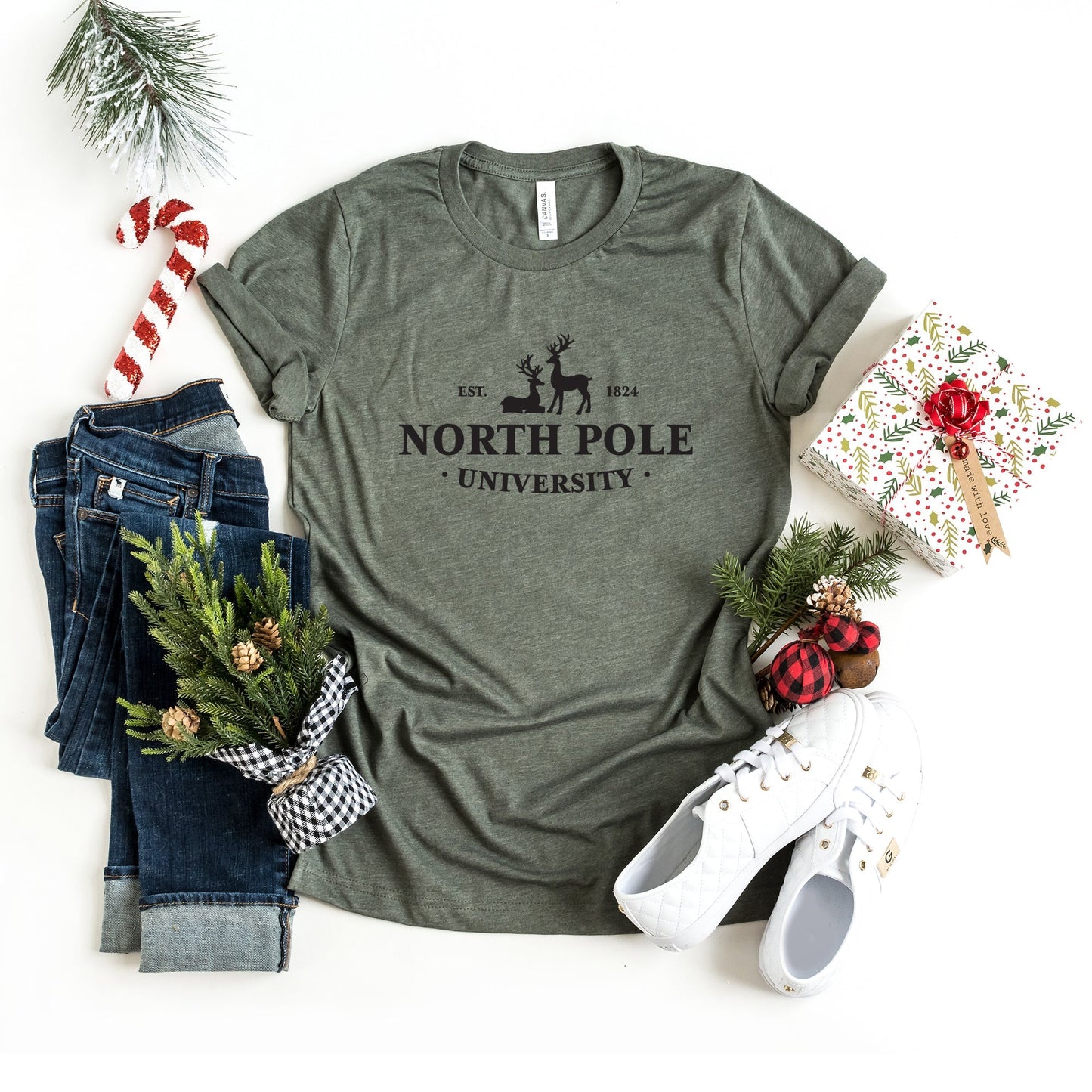 North Pole University | Short Sleeve Crew Neck