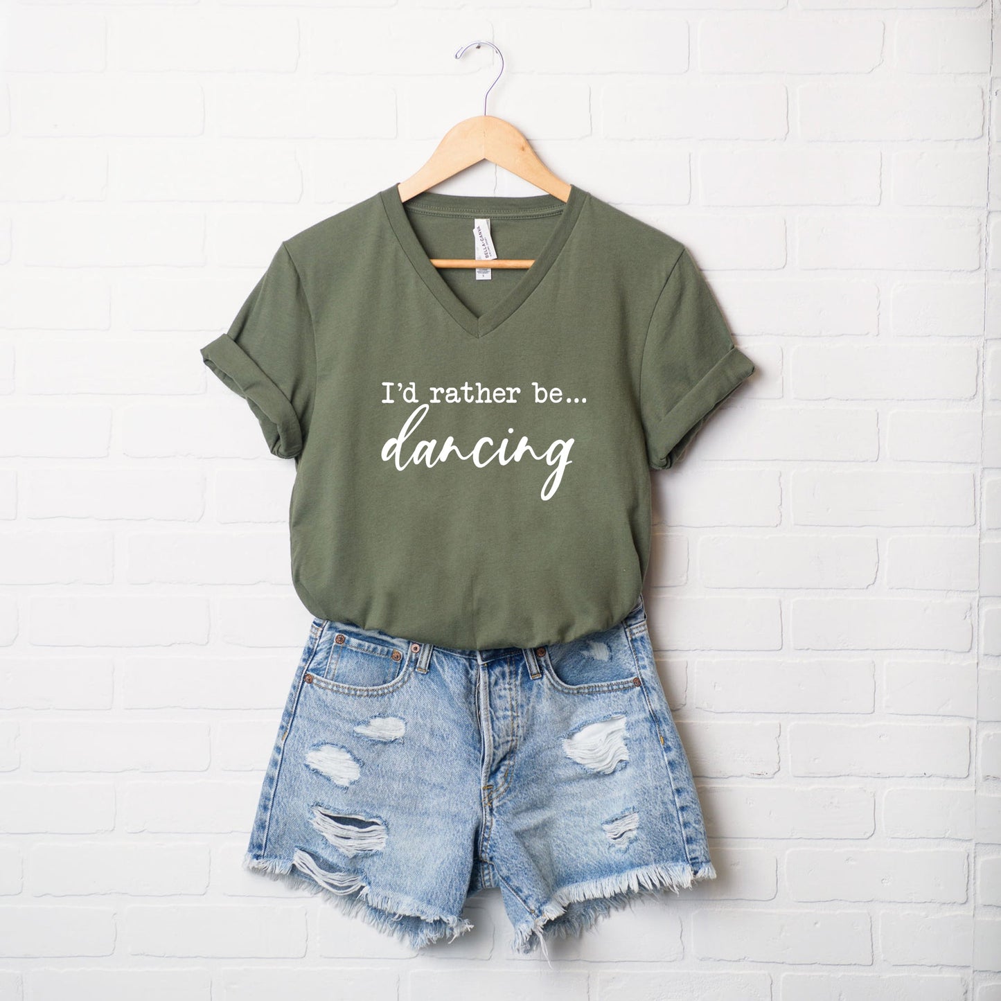 I'd Rather Be Dancing | Short Sleeve V-Neck