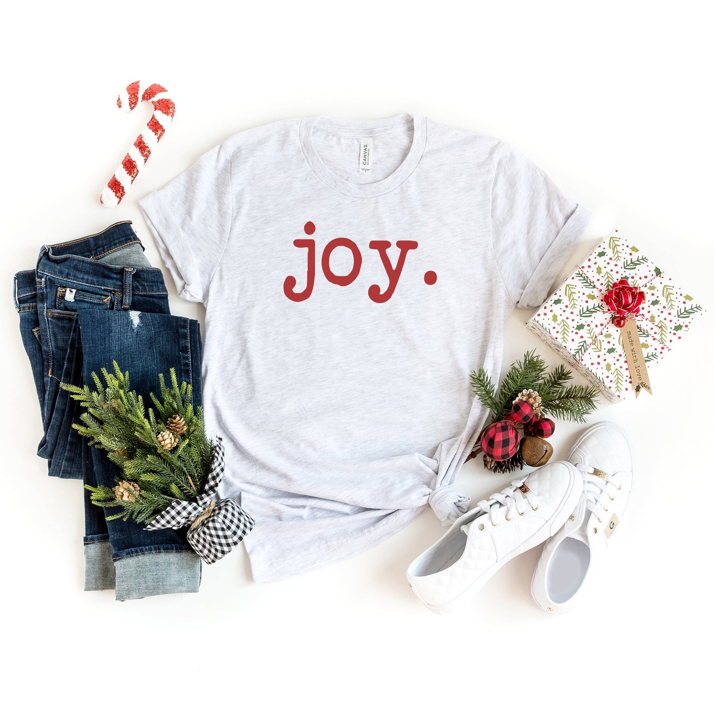 Joy - Typewriter | Short Sleeve Crew Neck