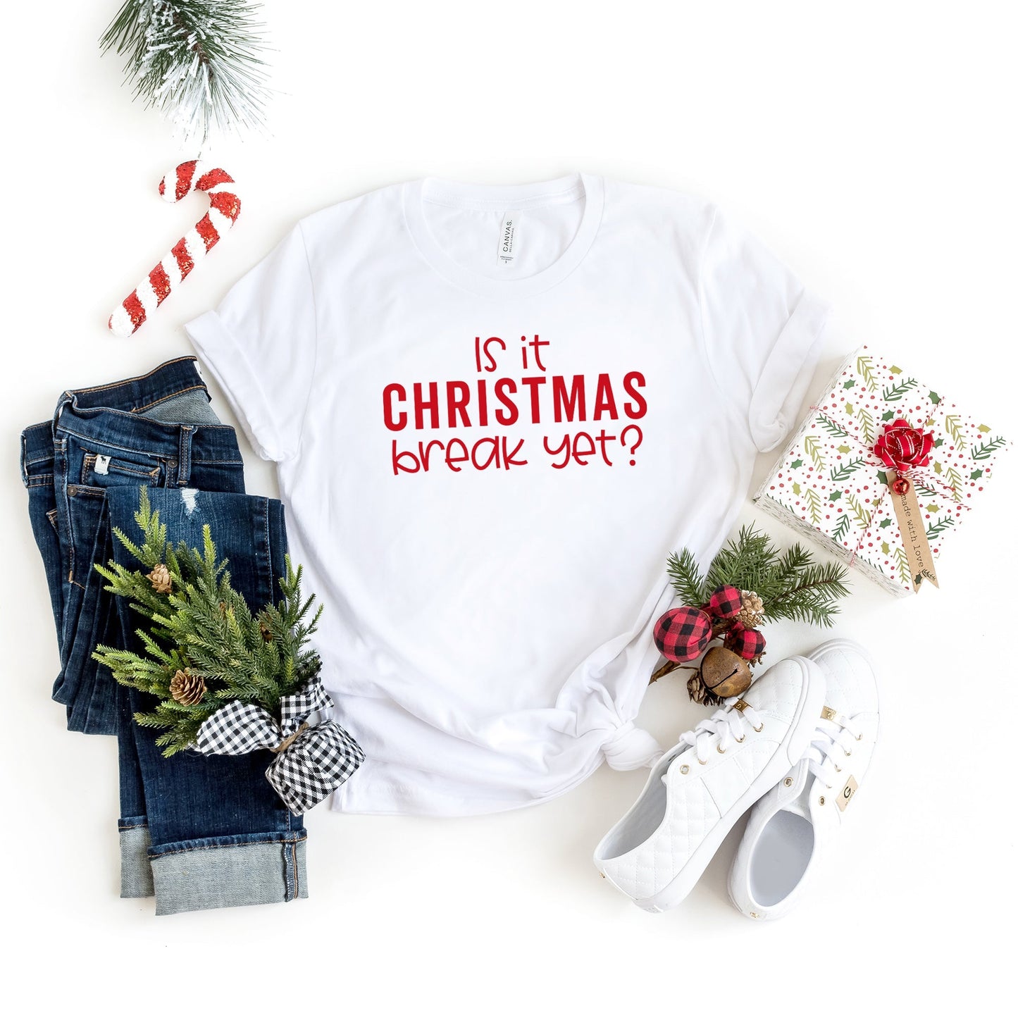 Is It Christmas Break Yet | Short Sleeve Crew Neck