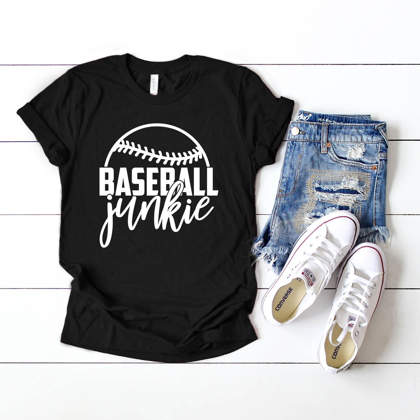Baseball Junkie | Short Sleeve Crew Neck
