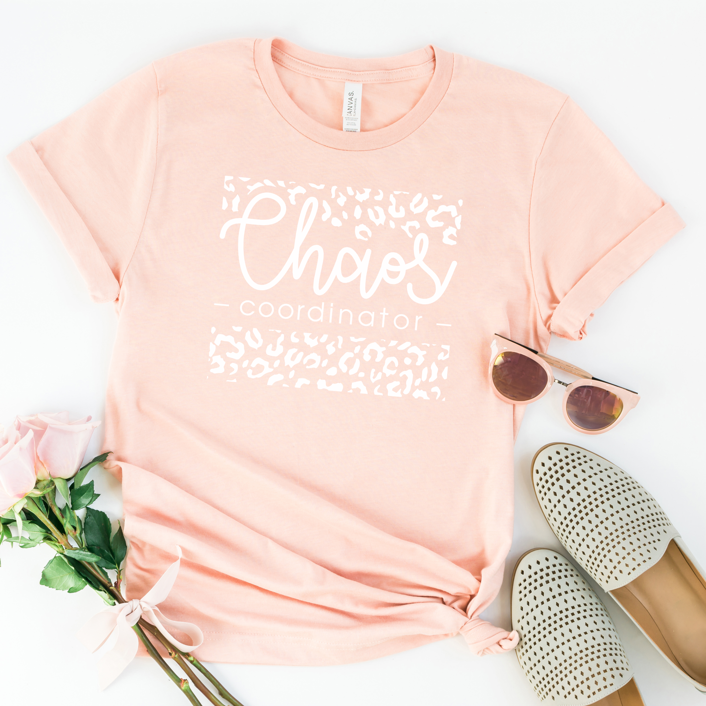 Leopard Chaos Coordinator | Short Sleeve Crew Neck