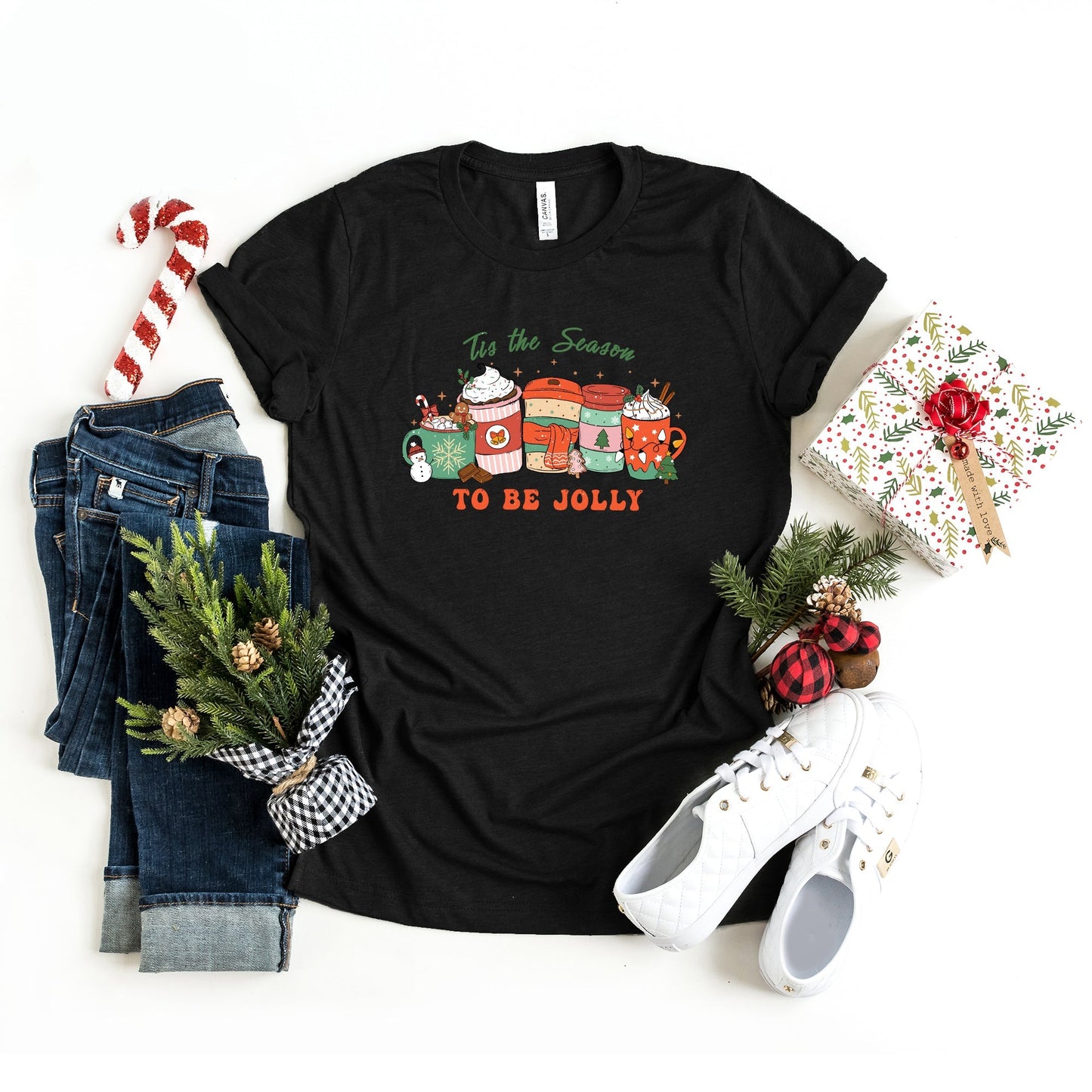 Jolly Season Mugs | Short Sleeve Crew Neck