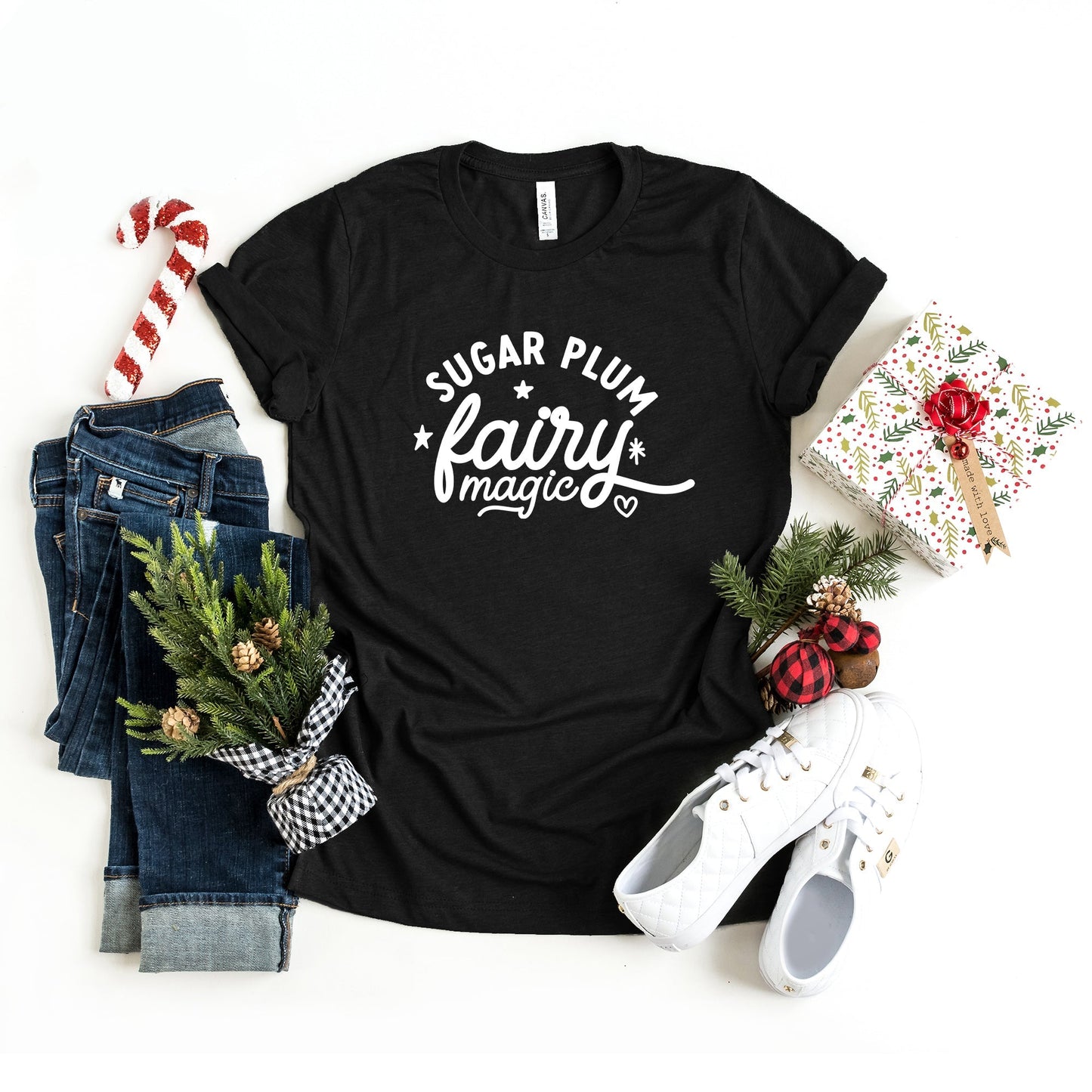 Sugar Plum Fairy Magic | Short Sleeve Crew Neck