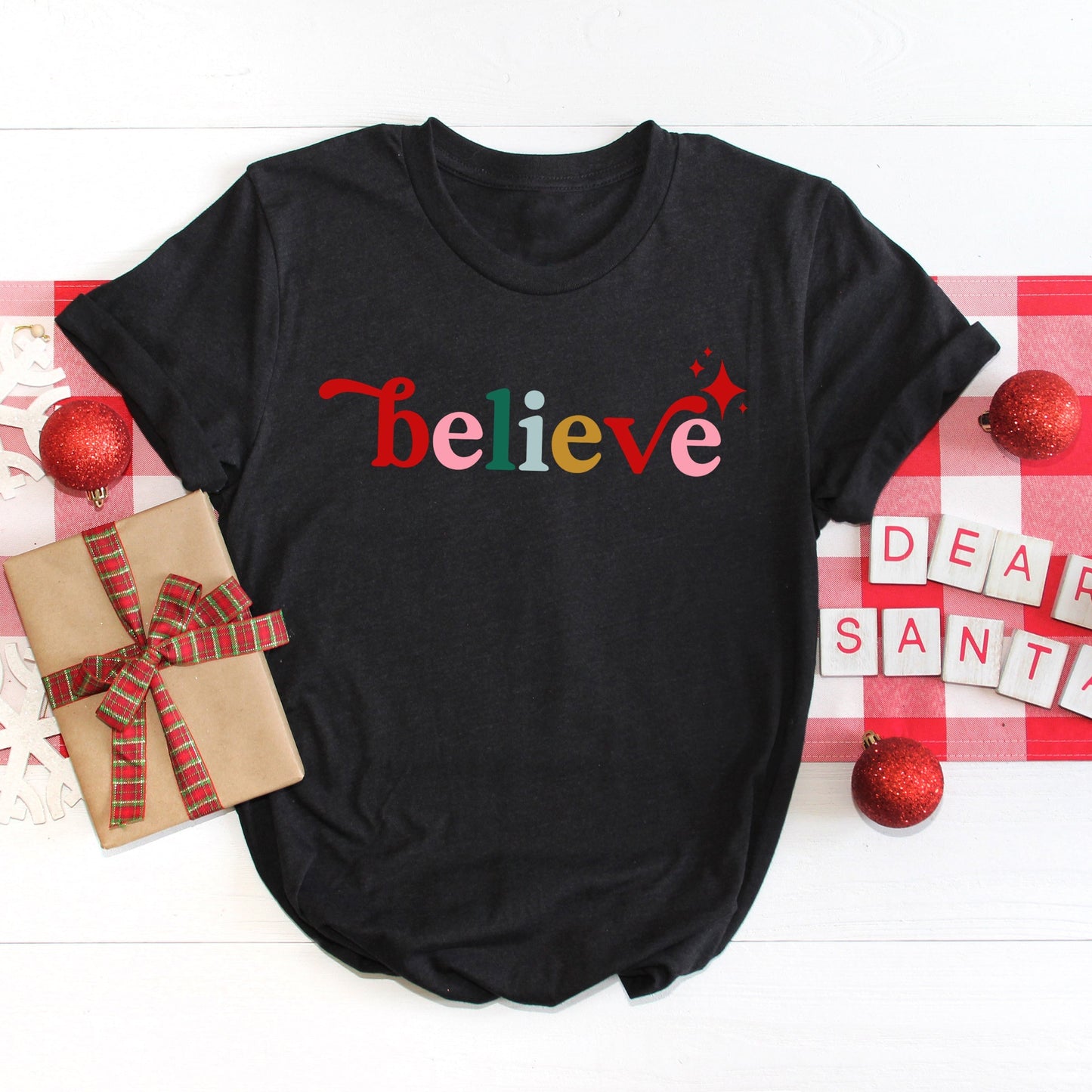 Believe Colorful | Short Sleeve Crew Neck