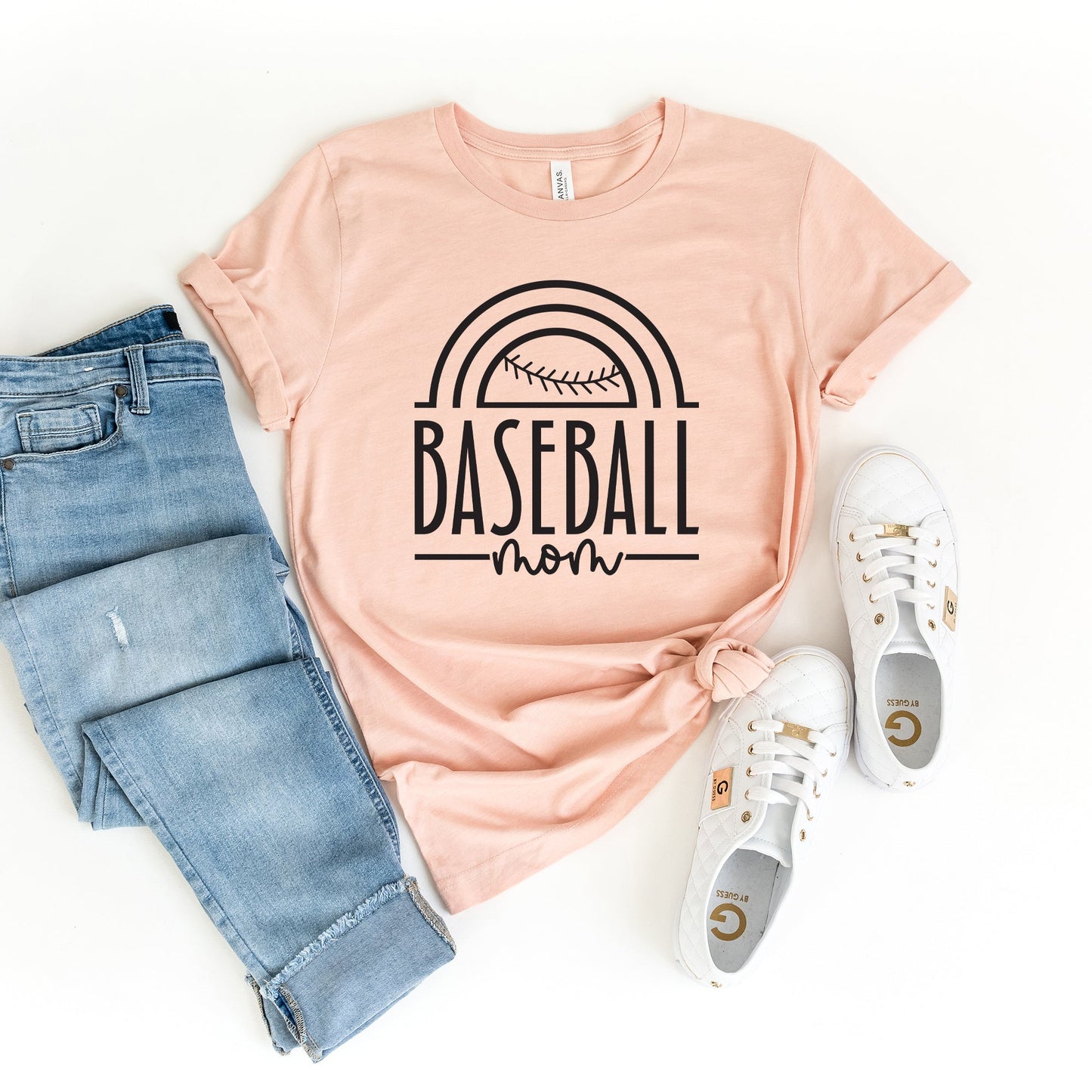 Baseball Mom Arch | Short Sleeve Graphic Tee