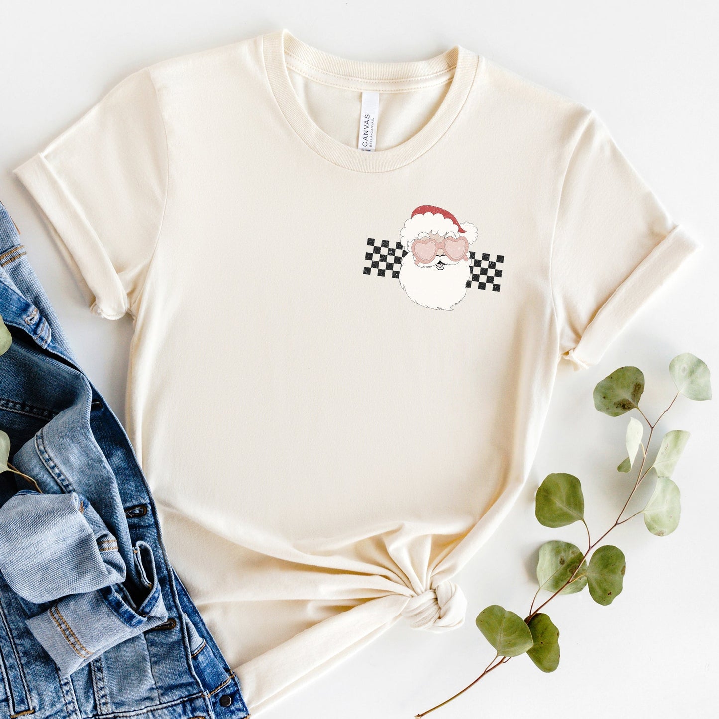 Tis The Season Santa | Short Sleeve Crew Neck | Front And Back Ink