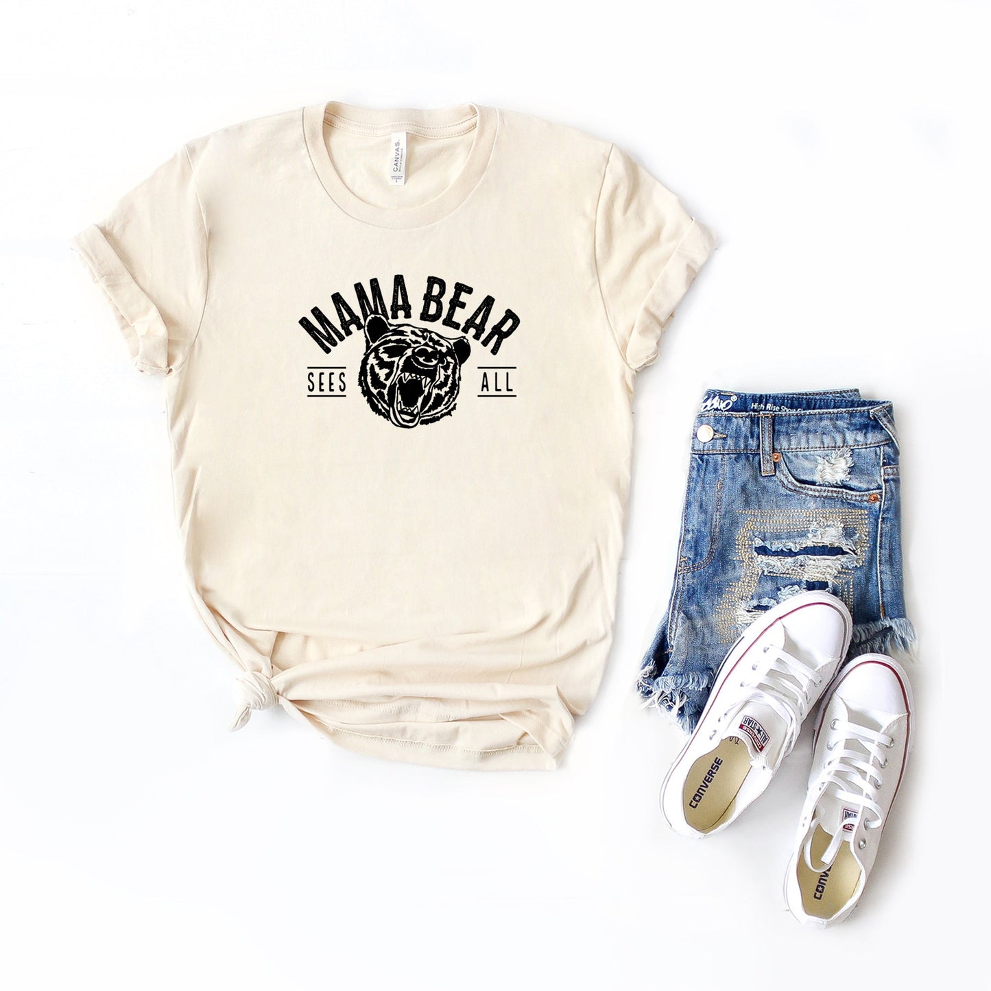 Mama Bear Seas All | Short Sleeve Crew Neck