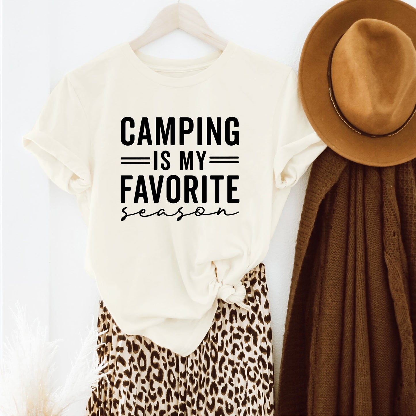 Camping is my Favorite Season | Short Sleeve Crew Neck