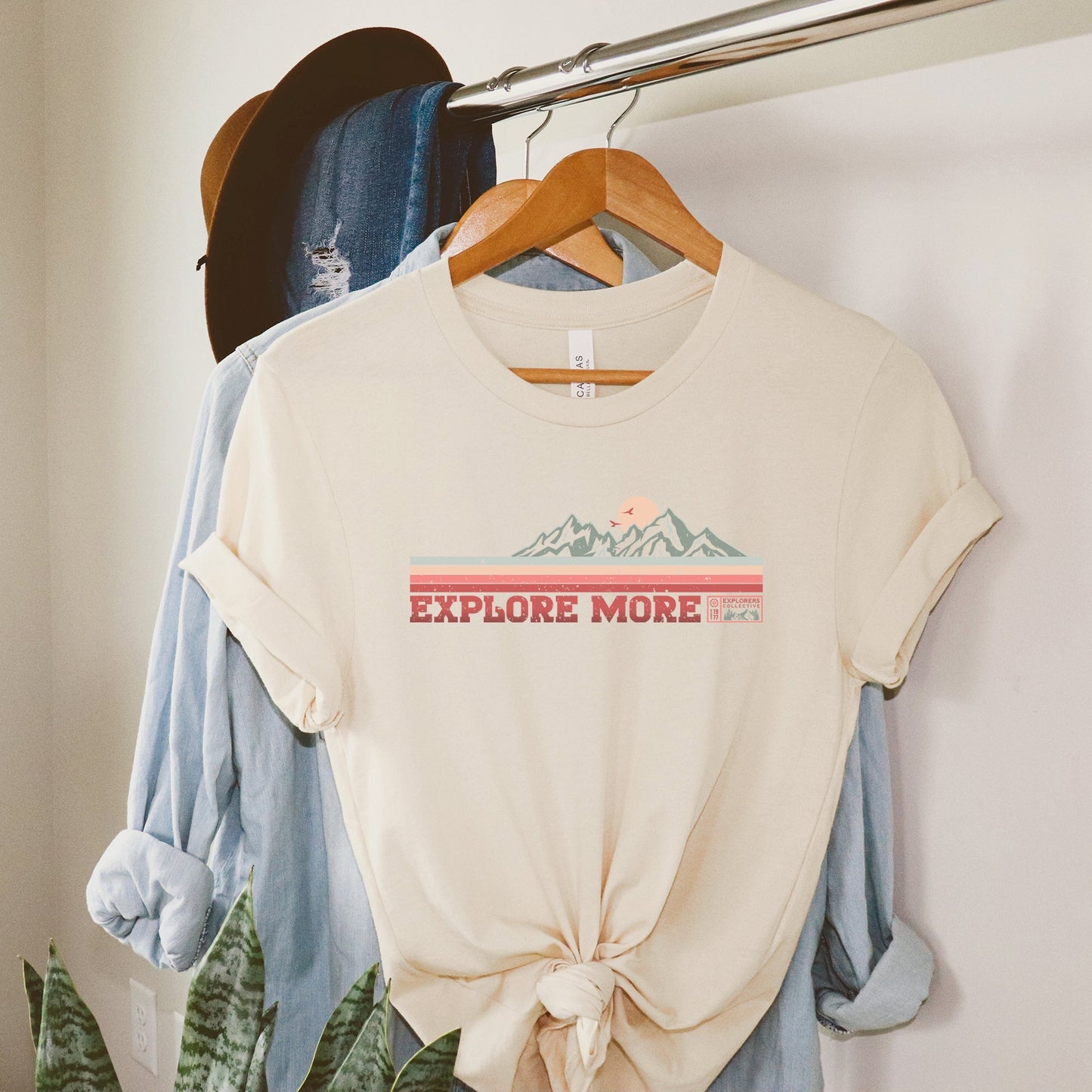 Explore More Mountains Retro | Short Sleeve Graphic Tee