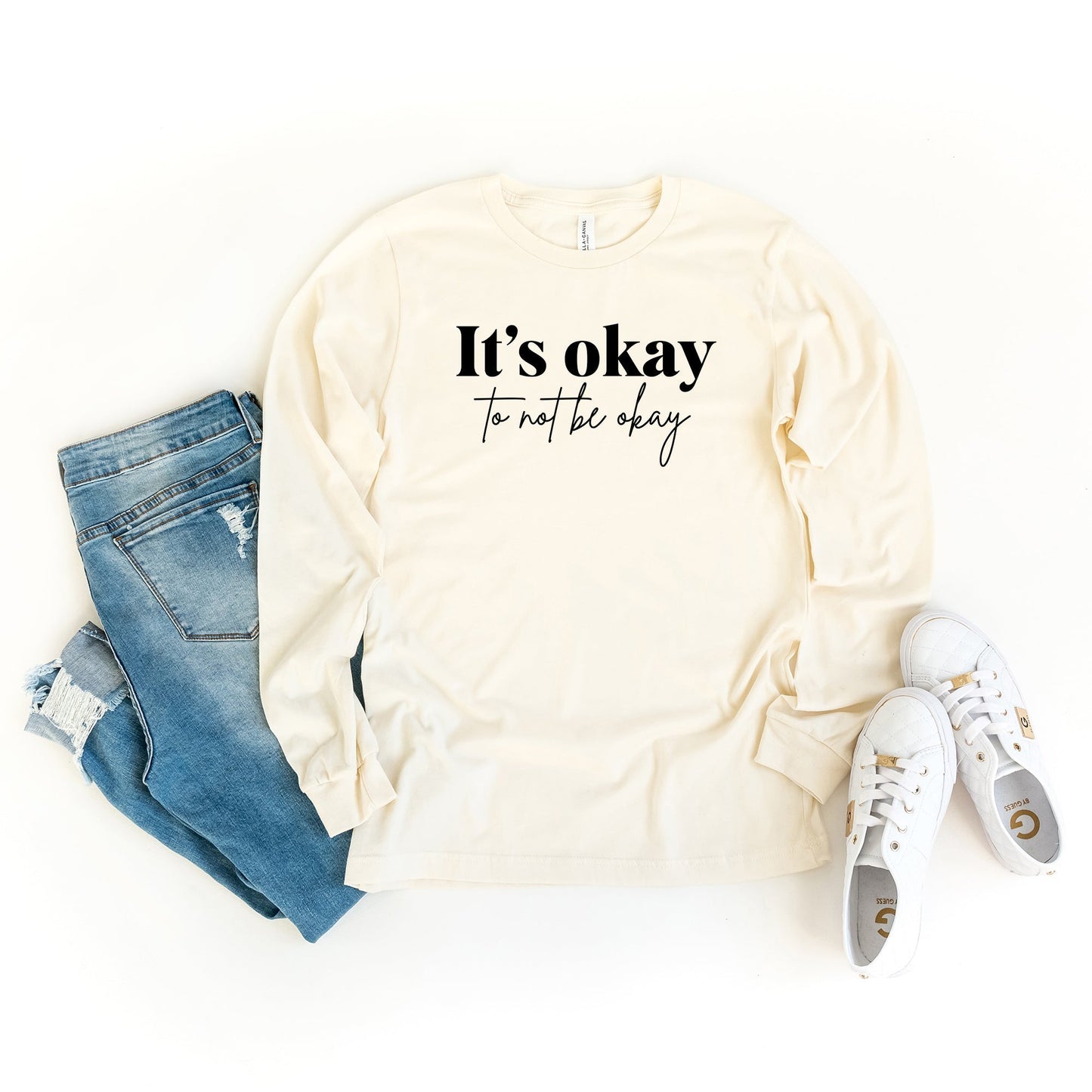It's Okay to not be Okay | Long Sleeve Crew Neck