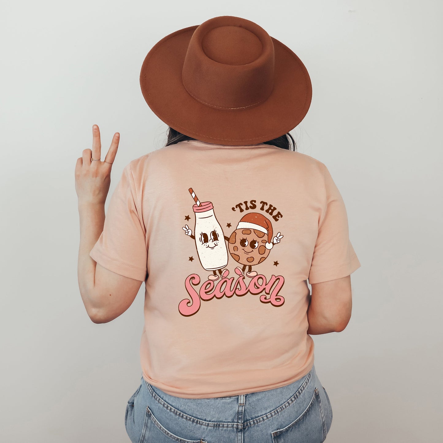 Tis The Season Cookies | Short Sleeve Crew Neck | Front And Back Ink