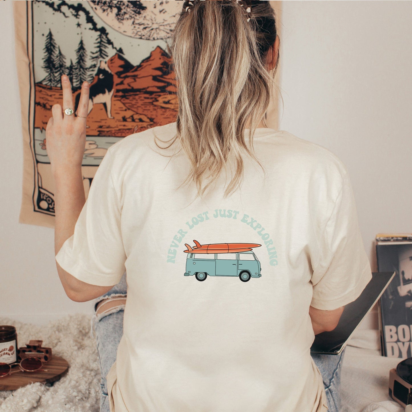 Never Lost Light Blue | Short Sleeve Crew Neck