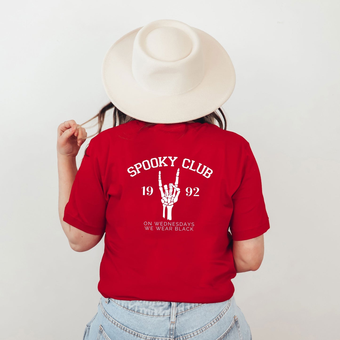Spooky Club | Short Sleeve Crew Neck | Front And Back Ink
