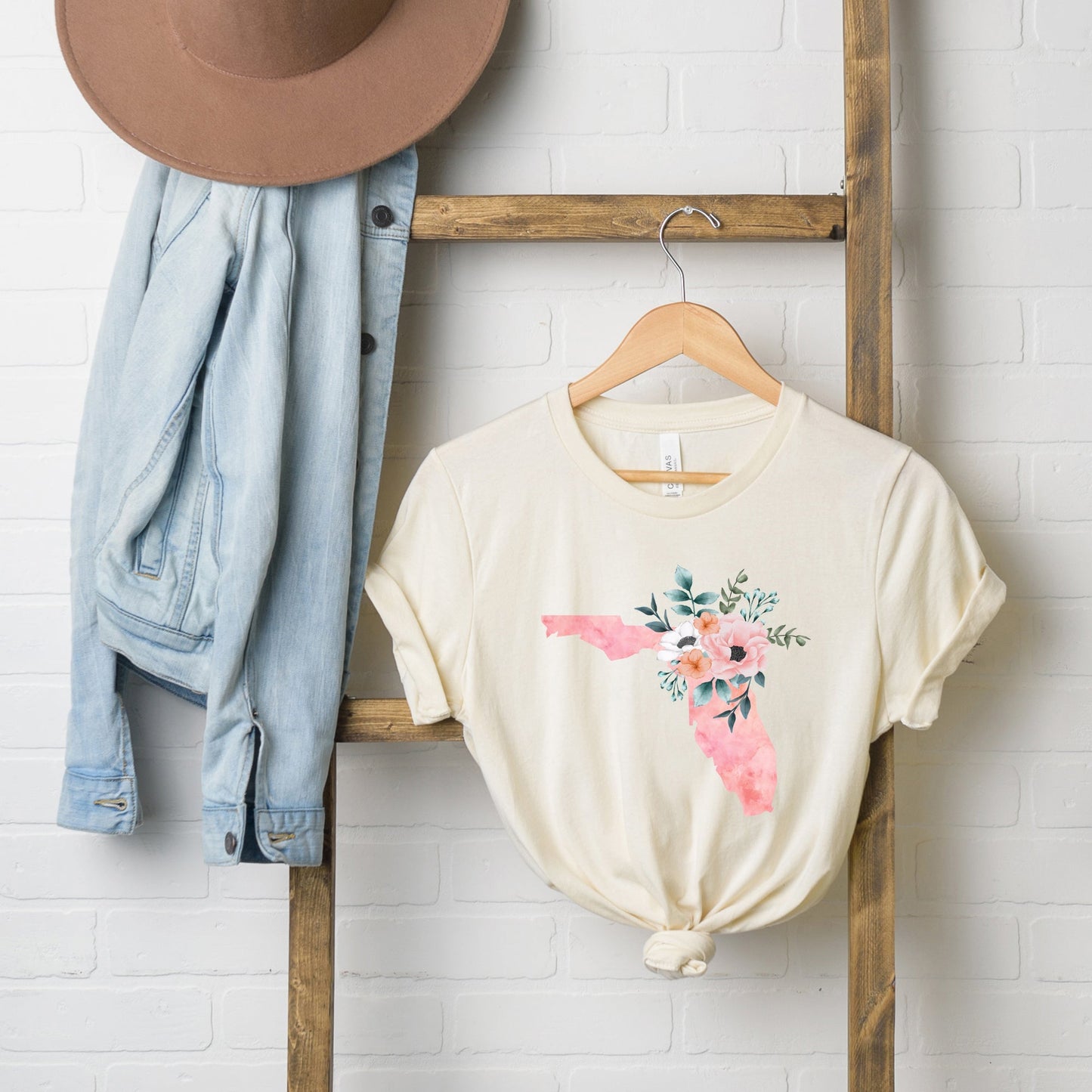 Florida Watercolor | Short Sleeve Crew Neck | State Tee